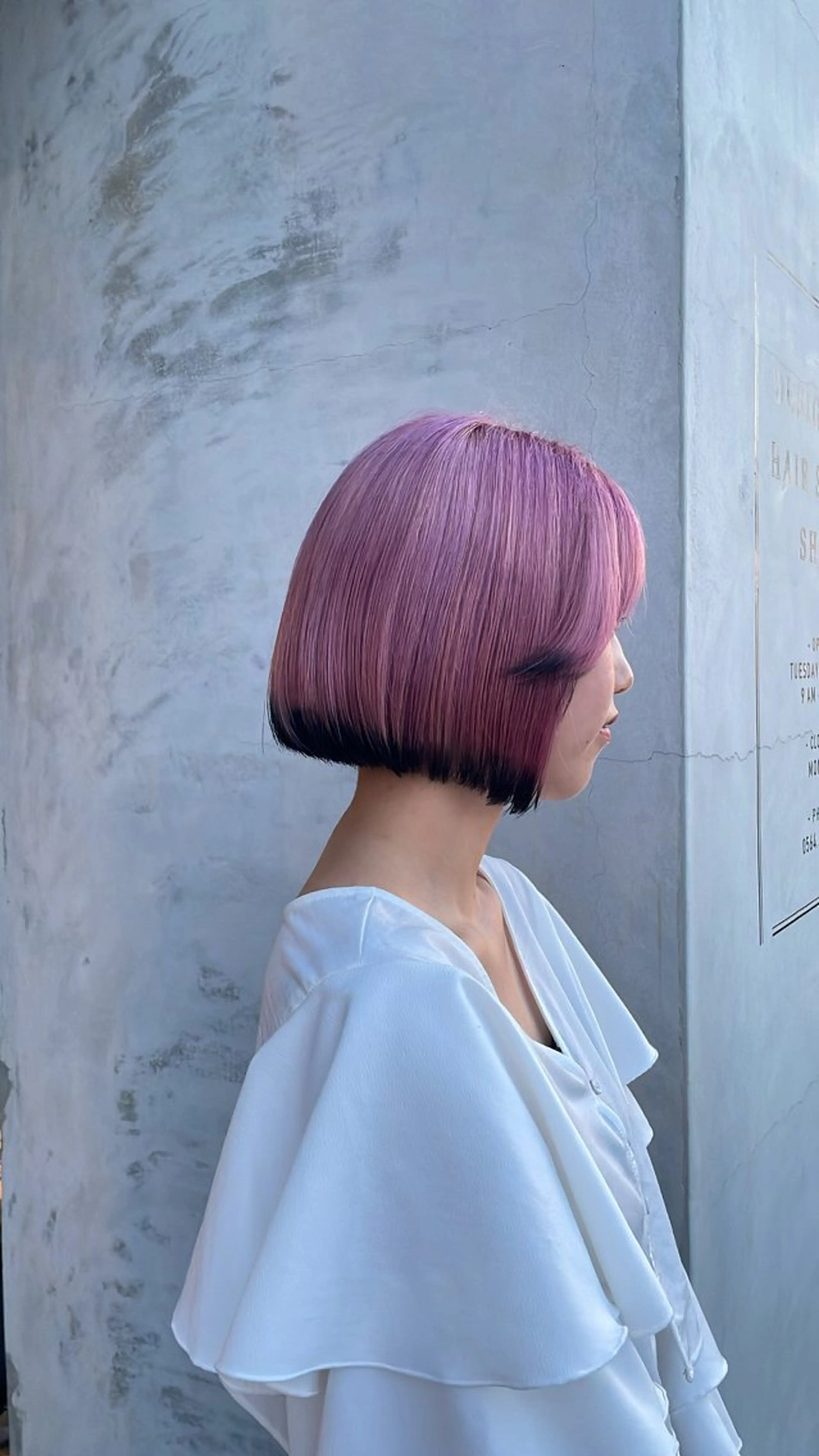 ミディアム カラー ヘアカラー 艶髪/透明感カラー/ 韓国/nonokaのヘアスタイル