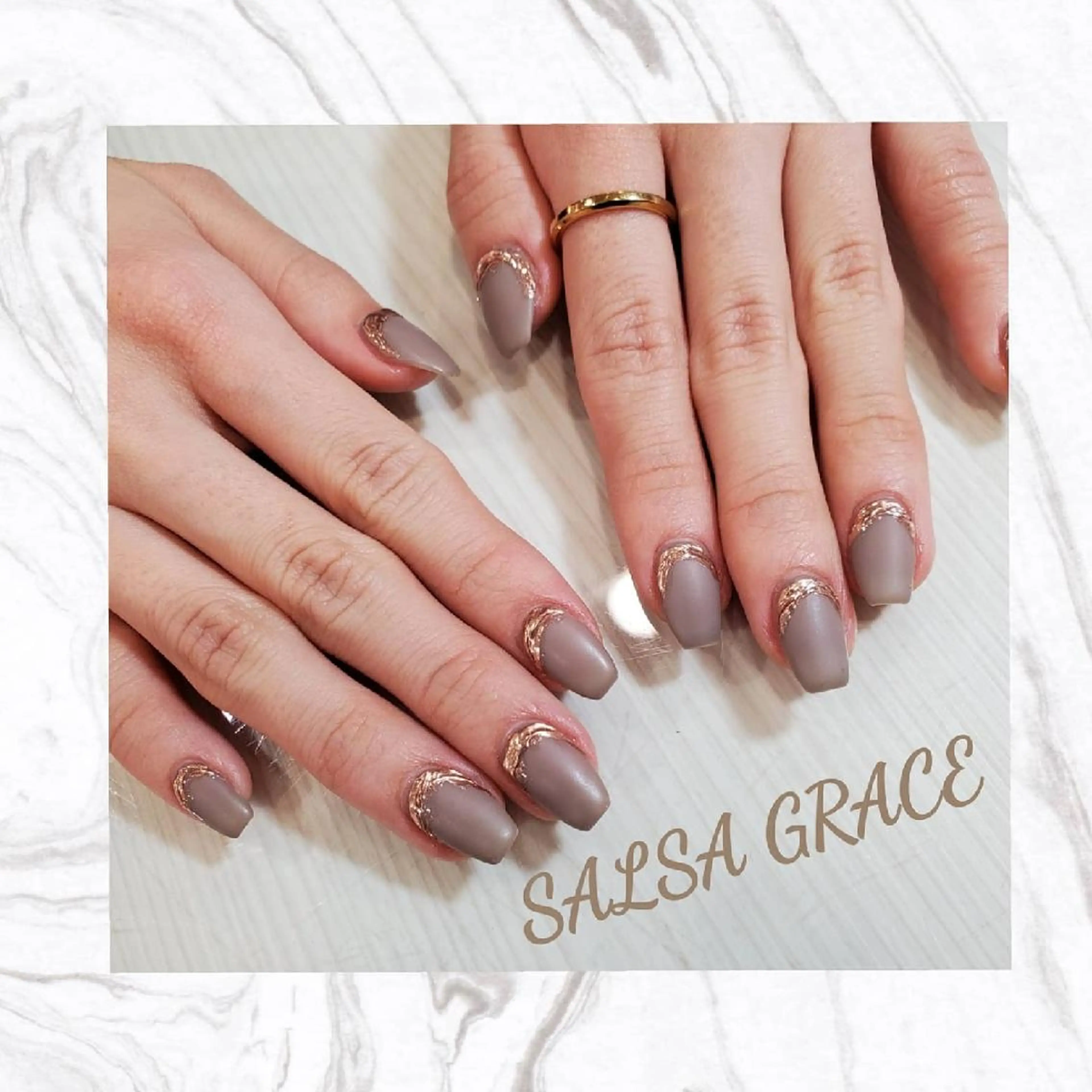 ネイル マットネイル 武藤 公美のネイルデザイン