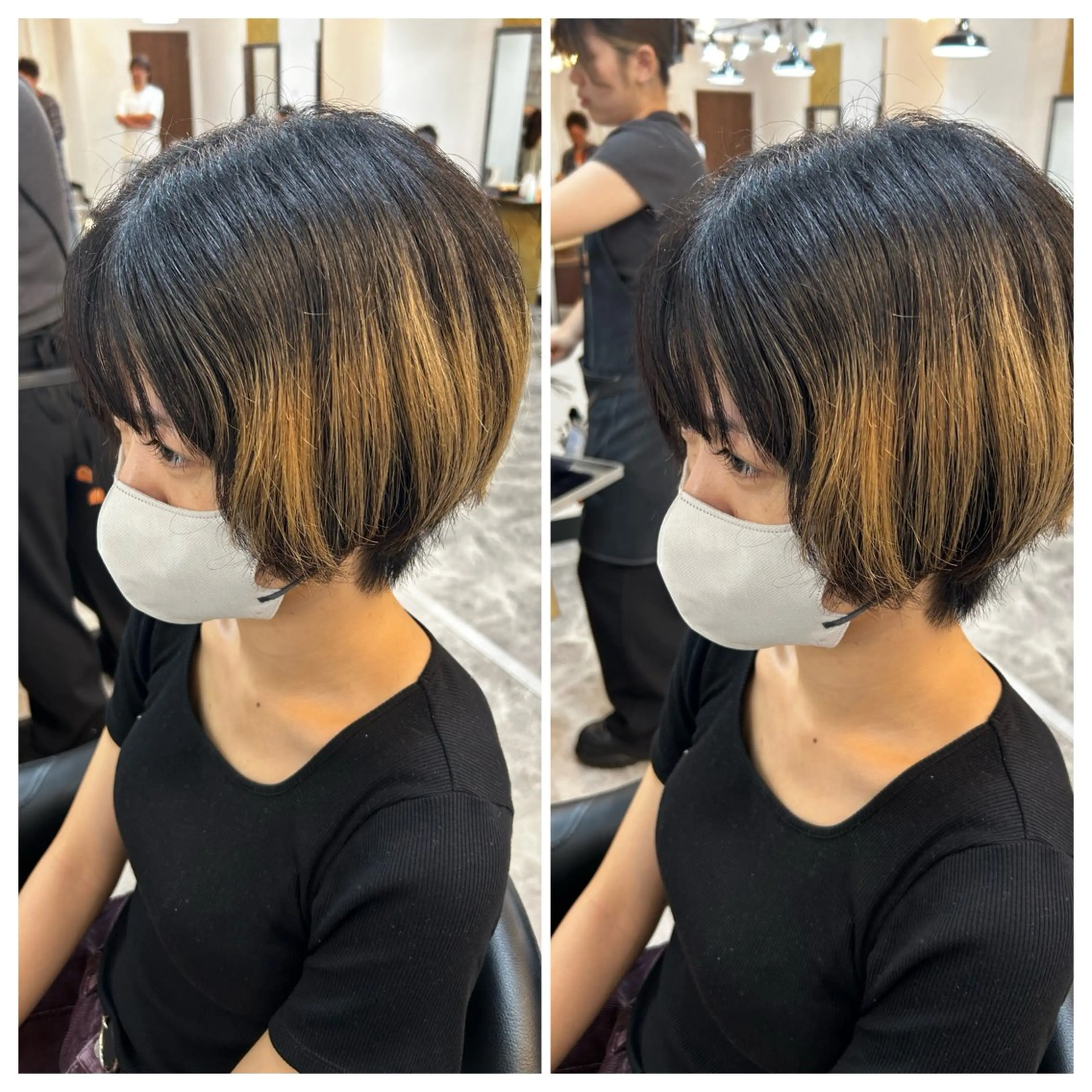 ショート カットモデル無料🧸 レディースeri︎✿のヘアスタイル