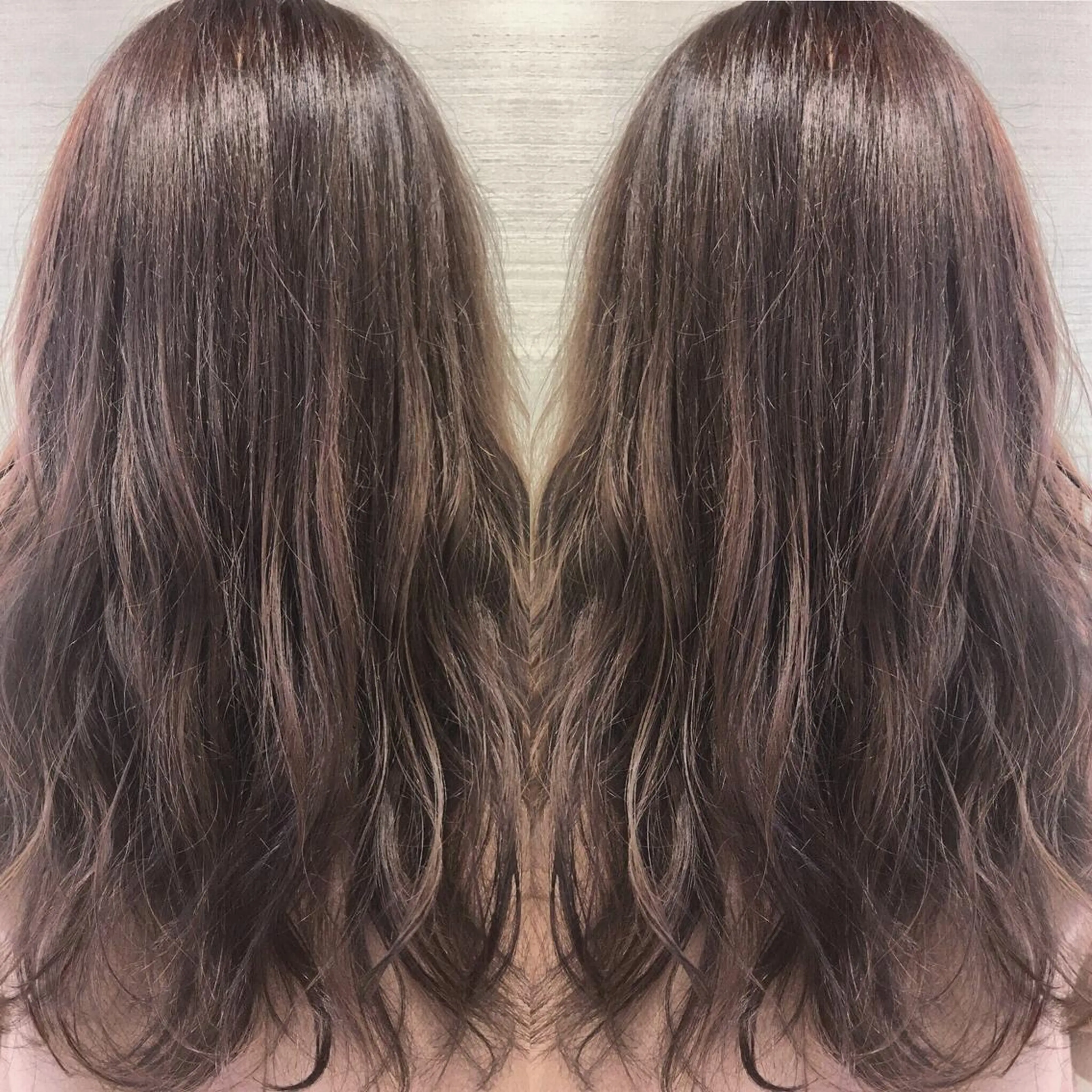 セミロング box  mico. mutsumiのヘアスタイル
