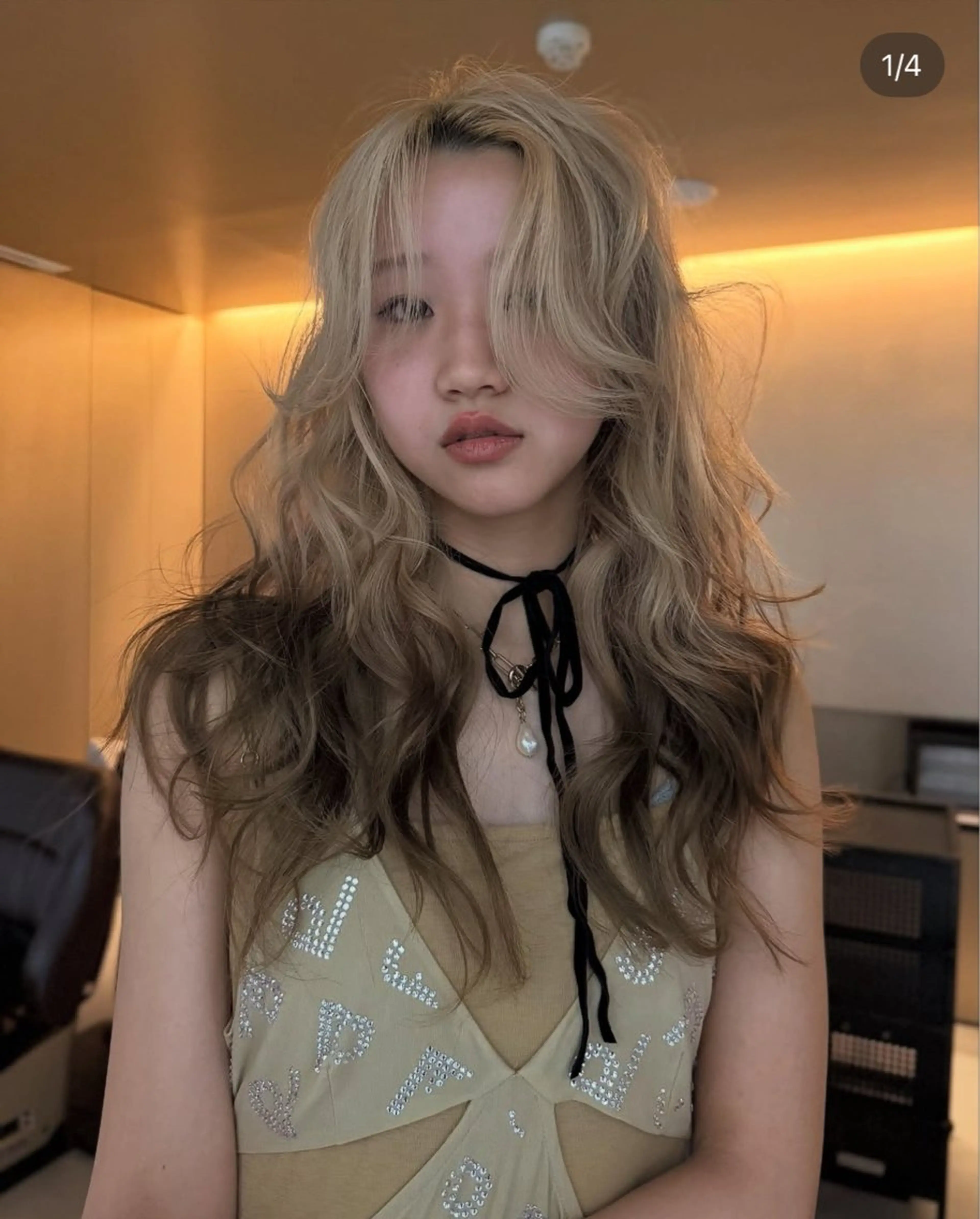 ロング レイヤーカット ヘアカラー 【川崎で叶う艶髪✨】 ニーナ/川崎駅のヘアスタイル