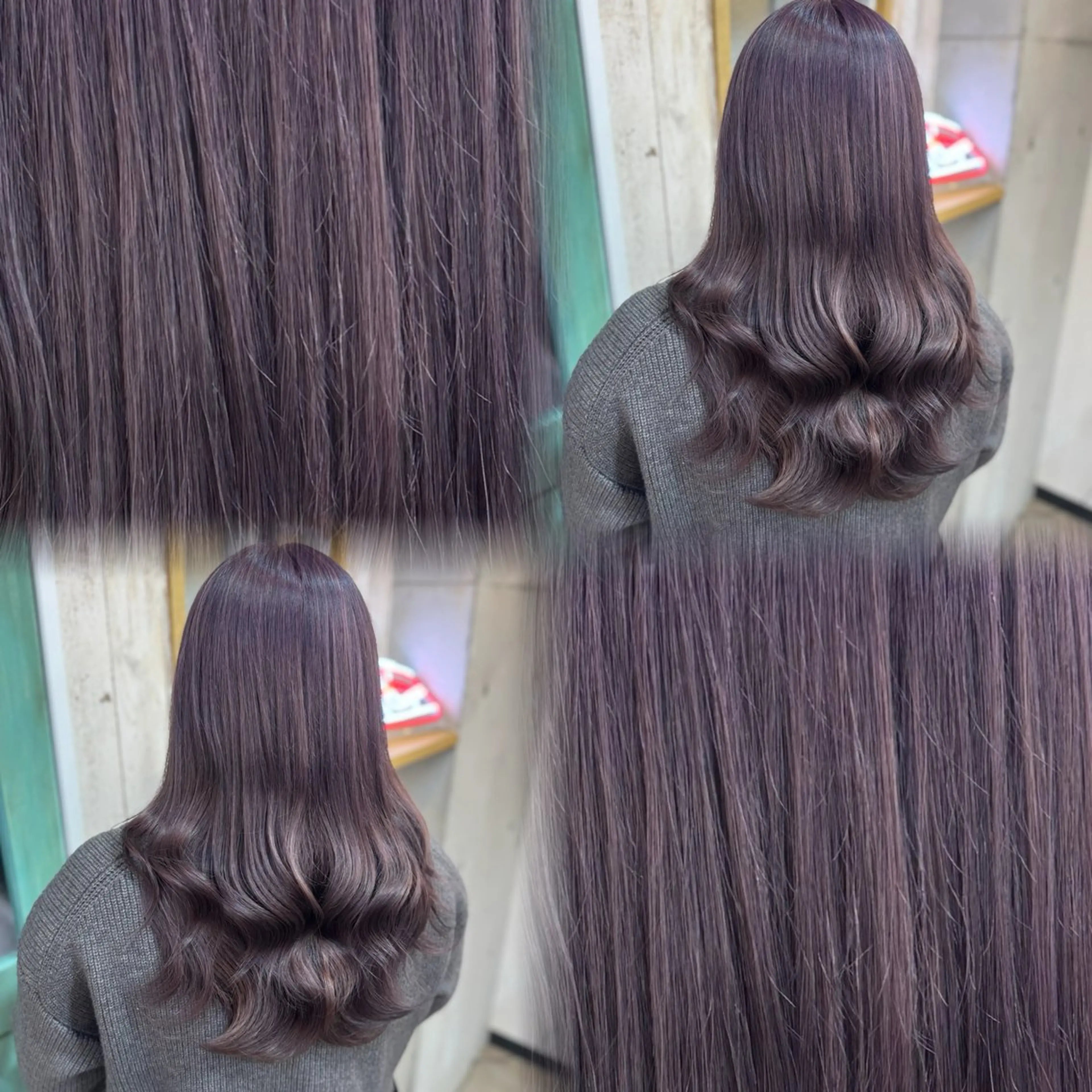 ロング カラー ヘアカラー トリートメント 髙橋 李里亜のヘアスタイル