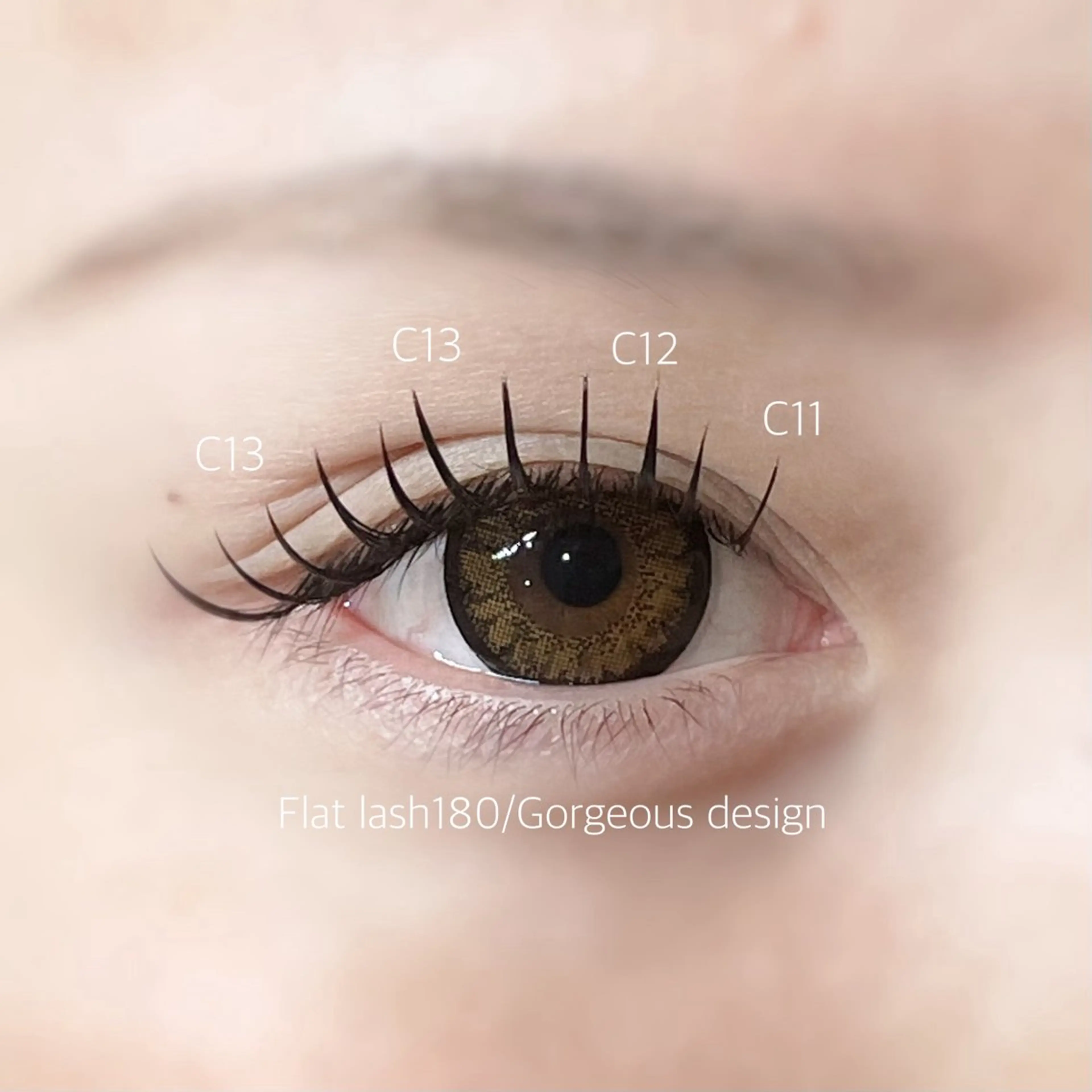 マツエク・マツパ マツエク beauty eye所属・中島 美月のマツエク・マツパデザイン