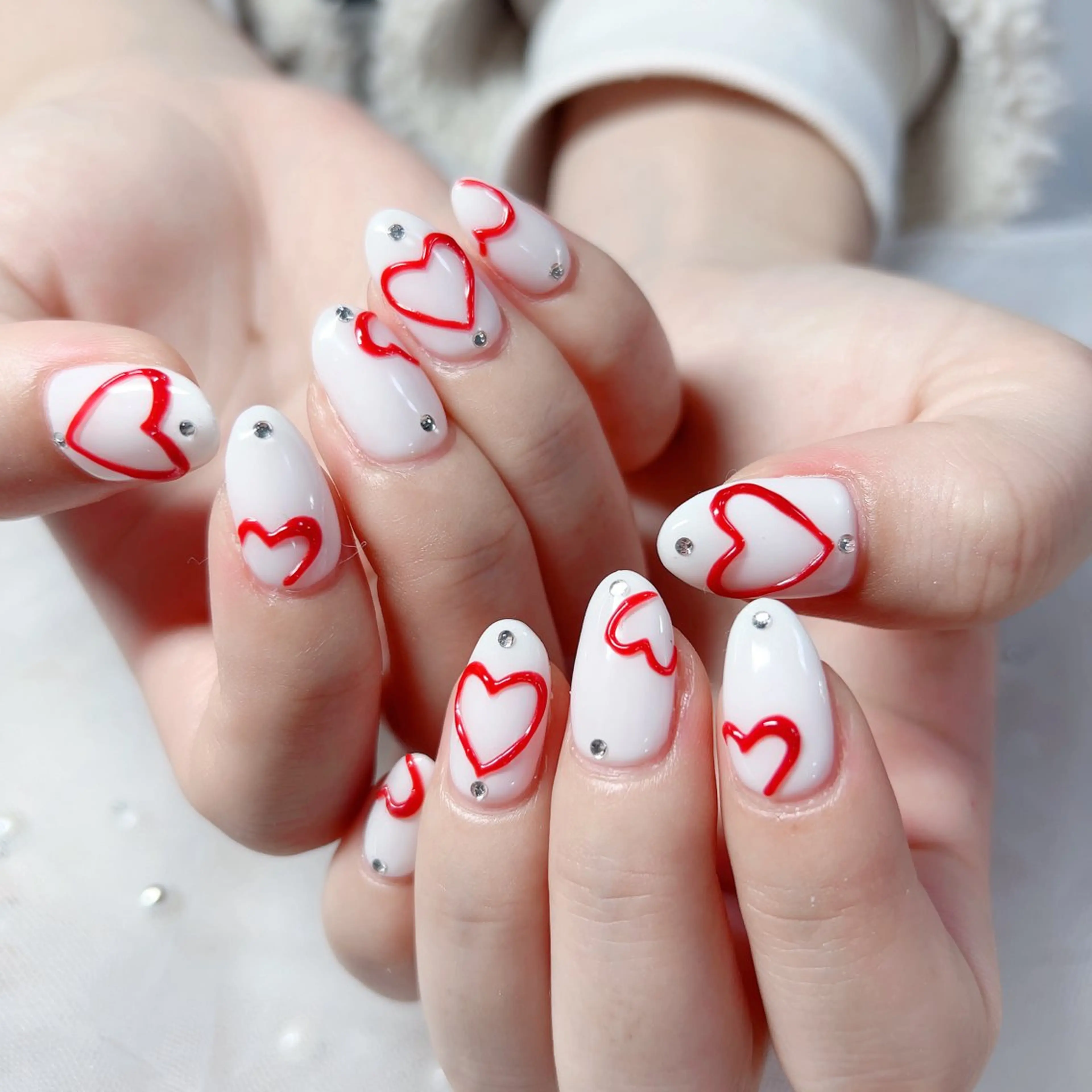 ネイル ハンドネイル M🌷nail 長さだし専門店のネイルデザイン