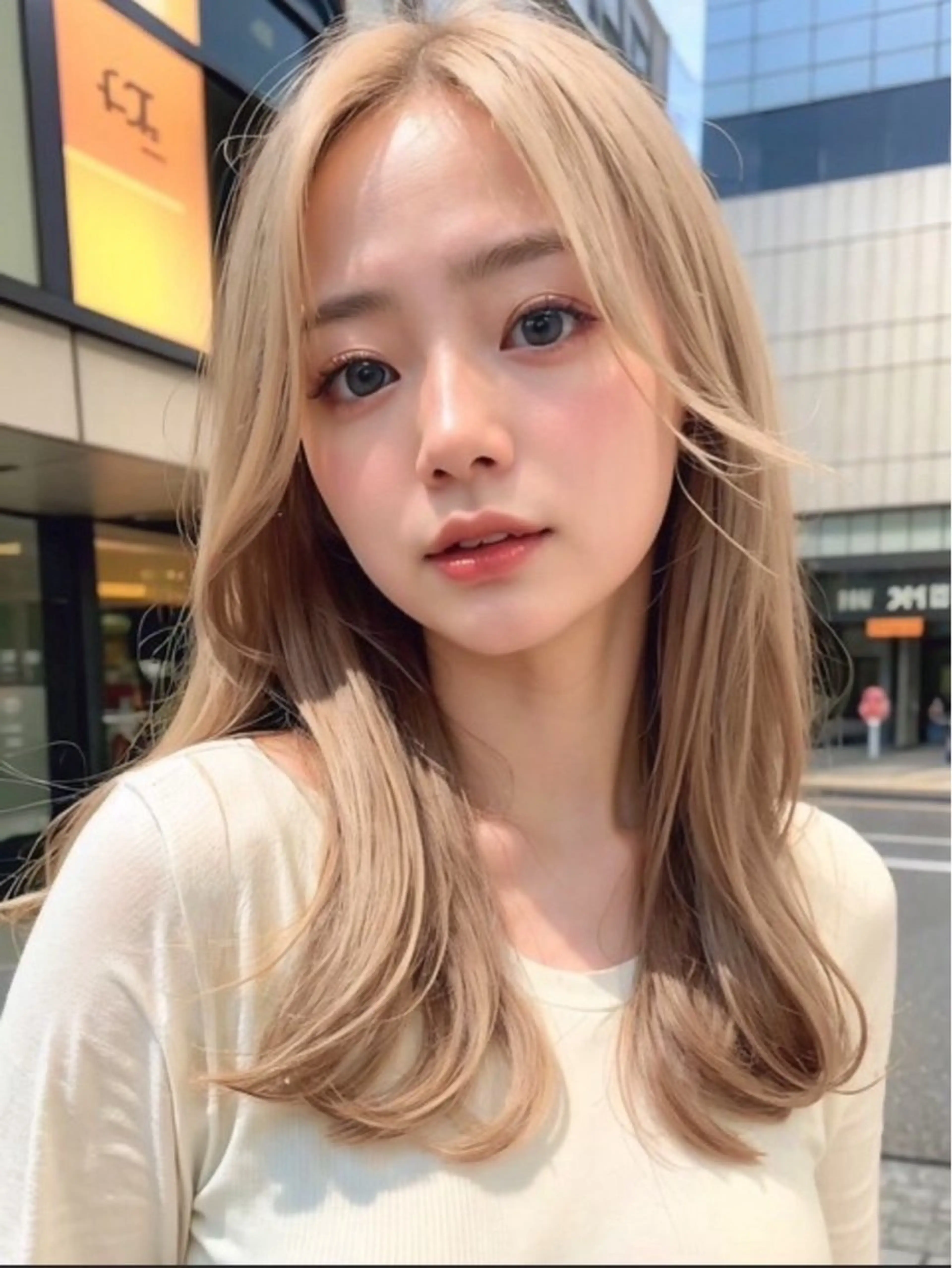 ロング 上野/ハイトーン💫 透明感🫧/カズヤのヘアスタイル