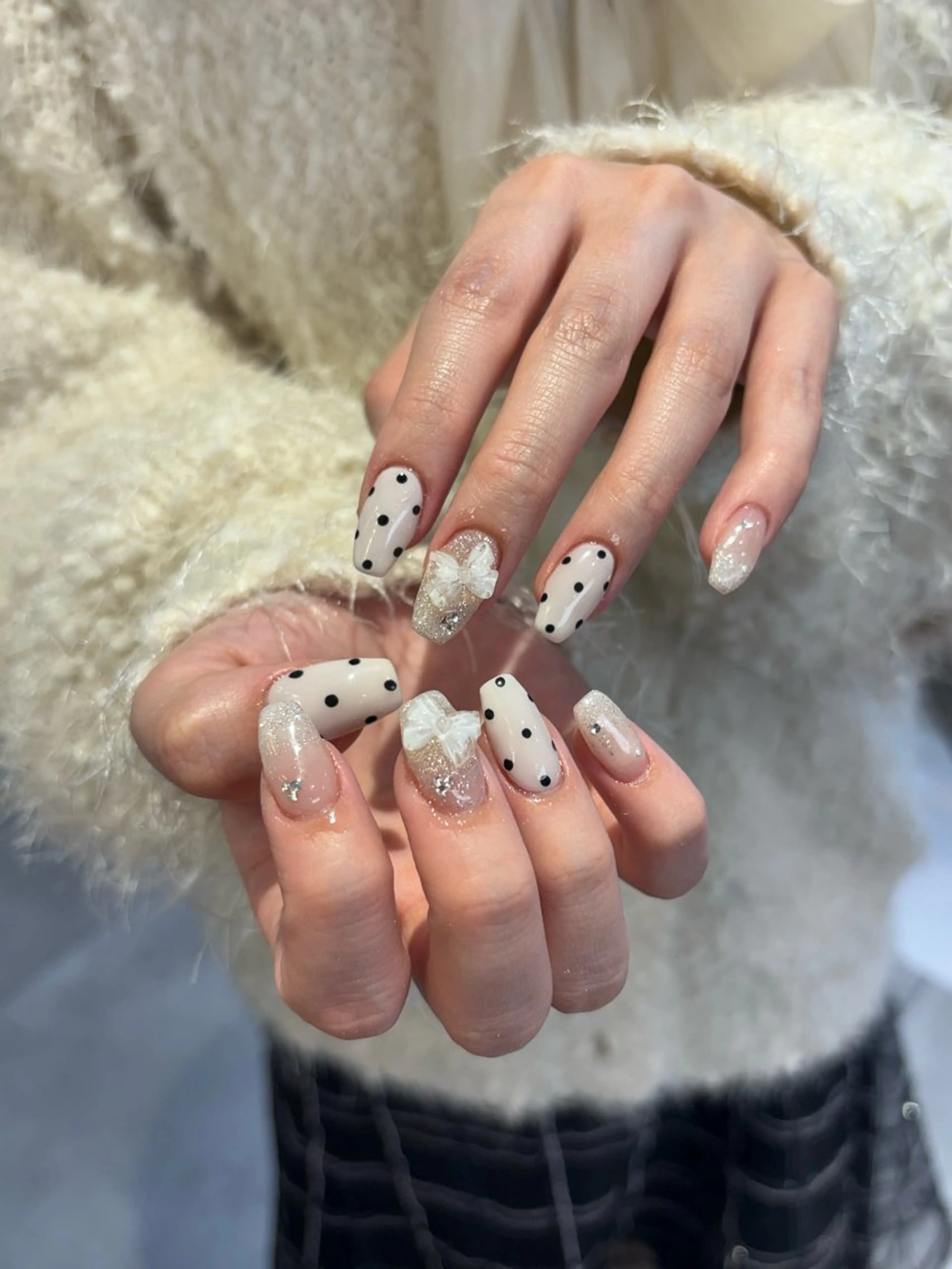 ネイル ハンドネイル 暖色color 🎀Hiroka🎀のネイルデザイン