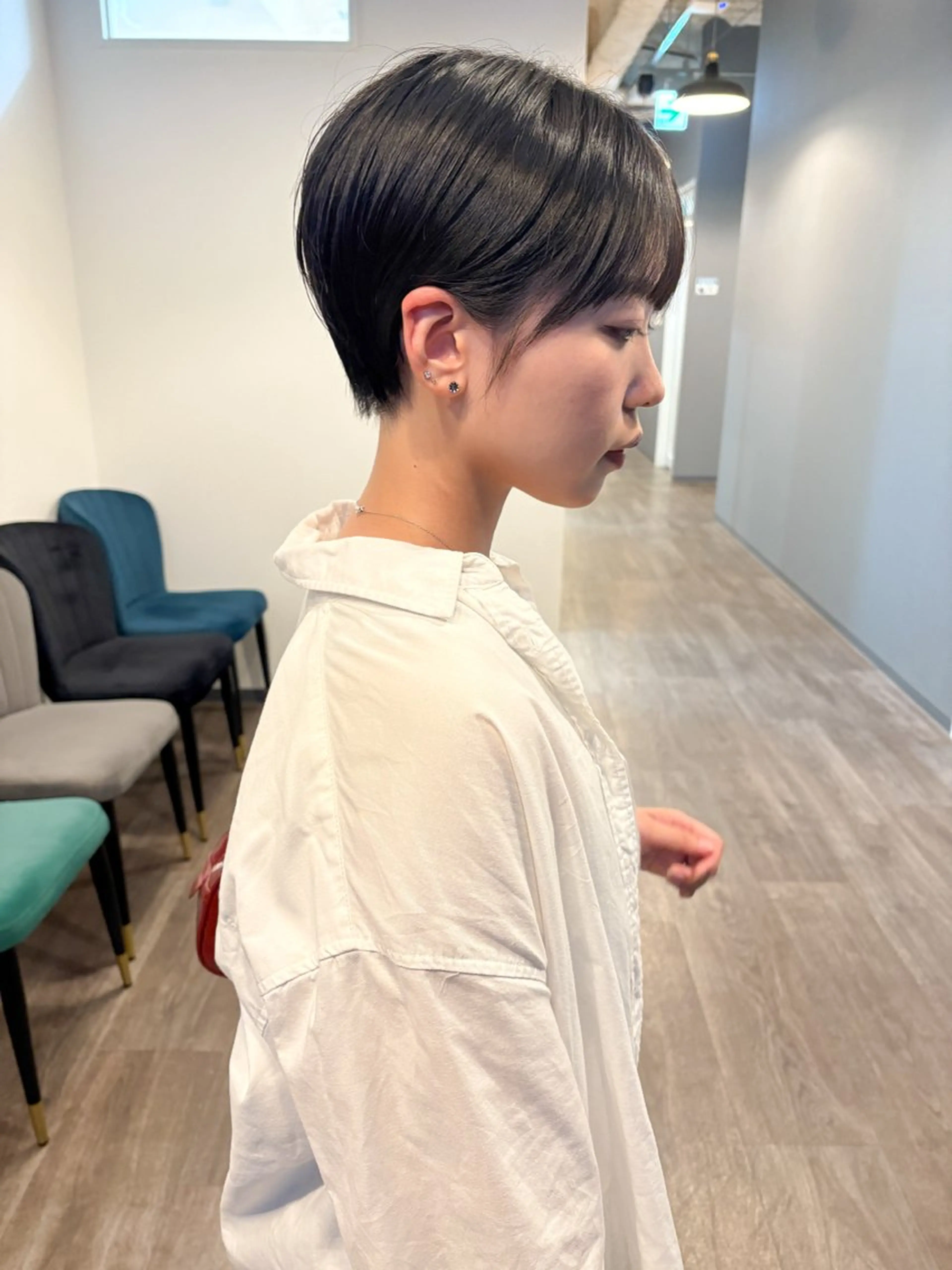 ショート ショートヘア カット .iyu所属・吉祥寺小顔×ショート 🍋宮本大輔🍋のヘアスタイル