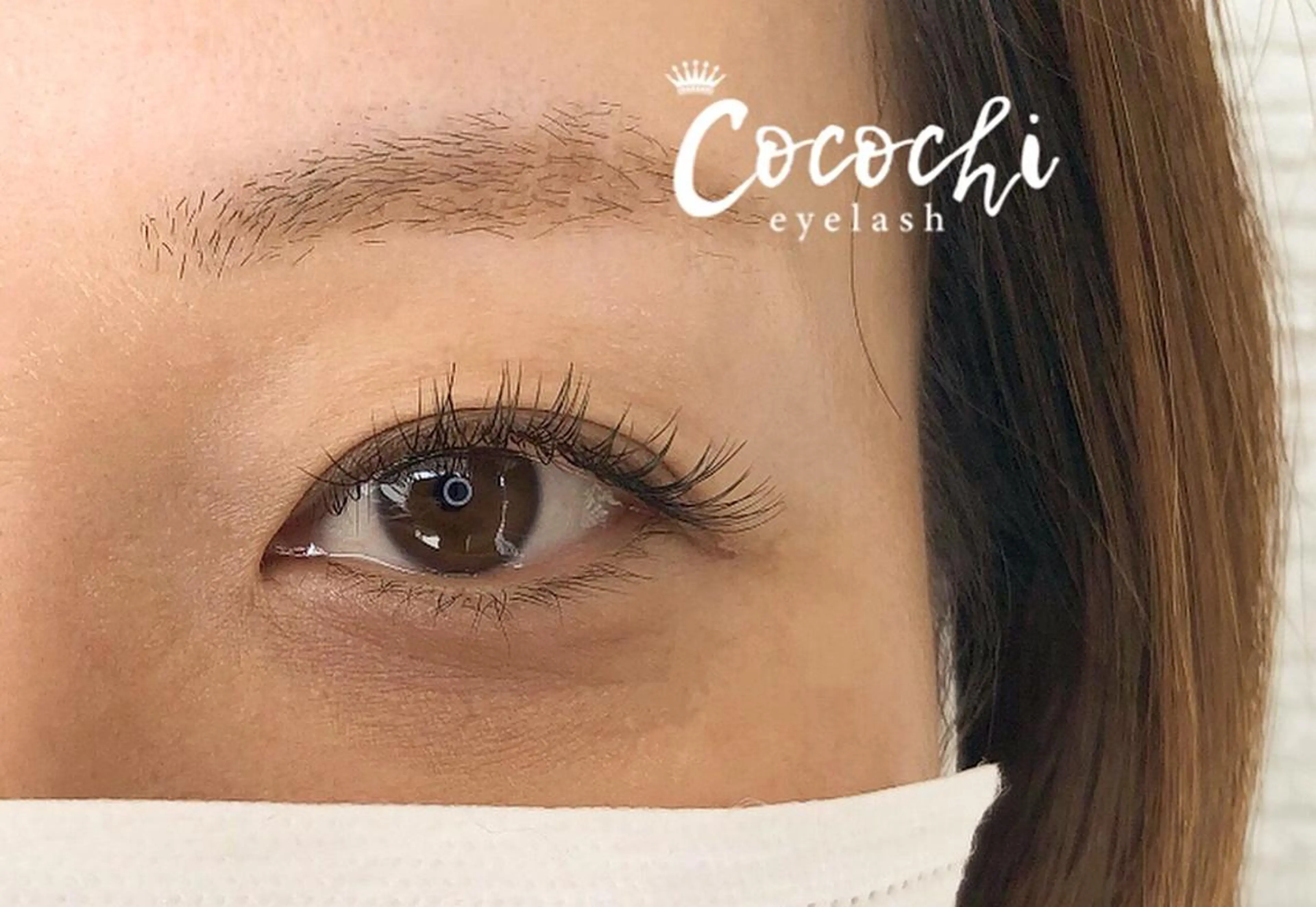 マツエク・マツパ フラットラッシュ ran cocochiのマツエク・マツパデザイン