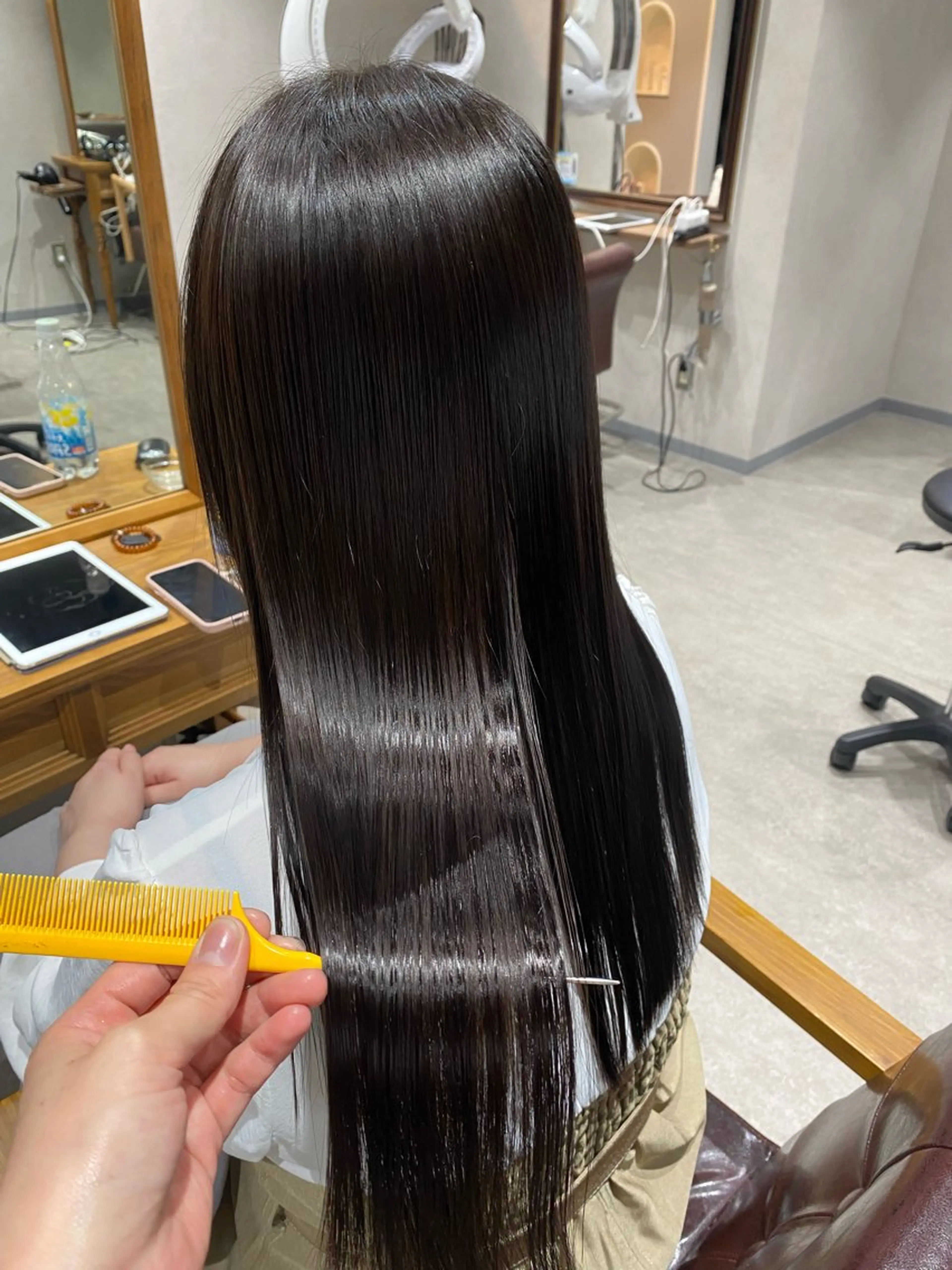 ロング カット ヘアカラー 縮毛矯正 トリートメント 韓国風&髪質改善特化 ✂️MISAKI✂️のヘアスタイル