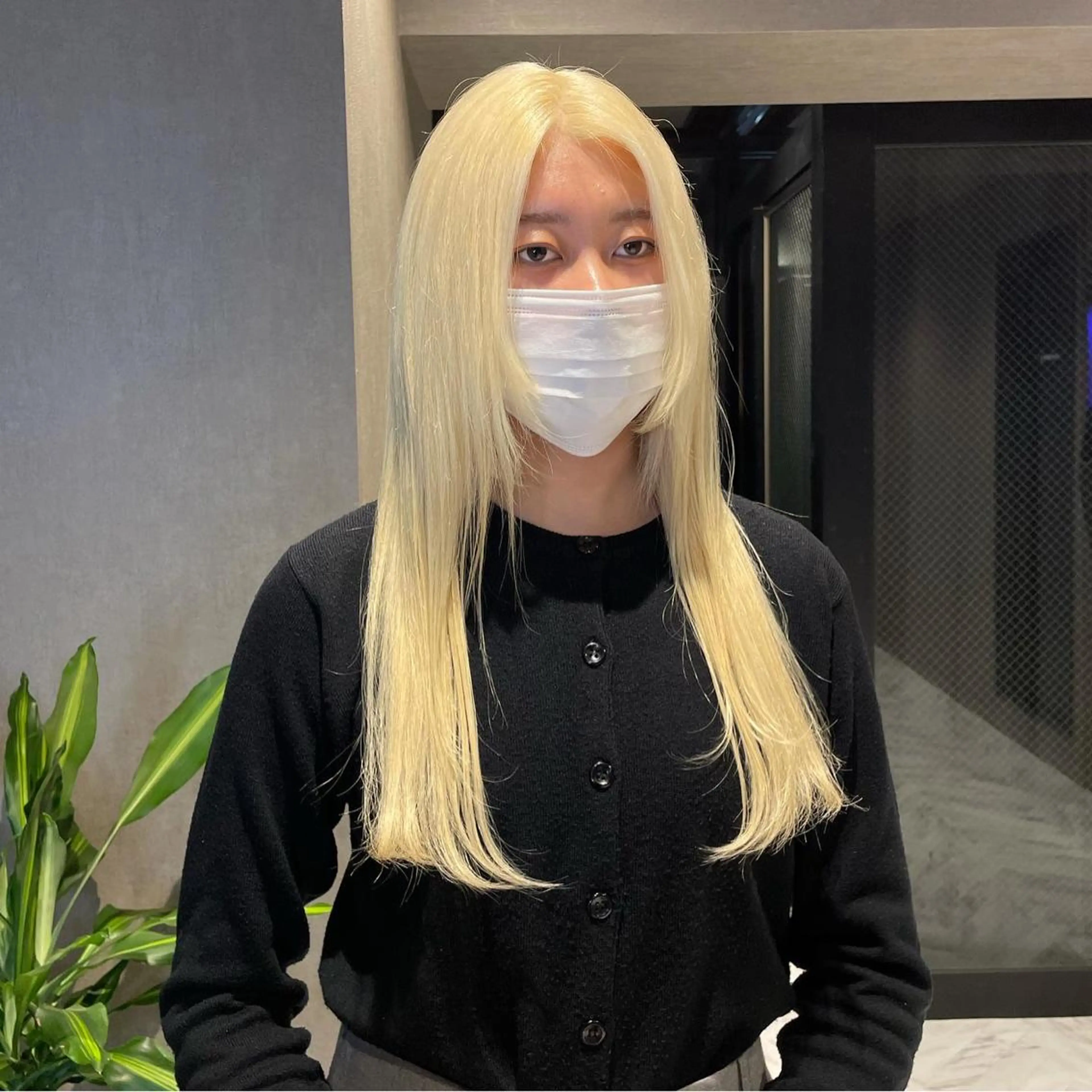 ロング カラー メンズパーマモデル 募集　サトチハルのヘアスタイル