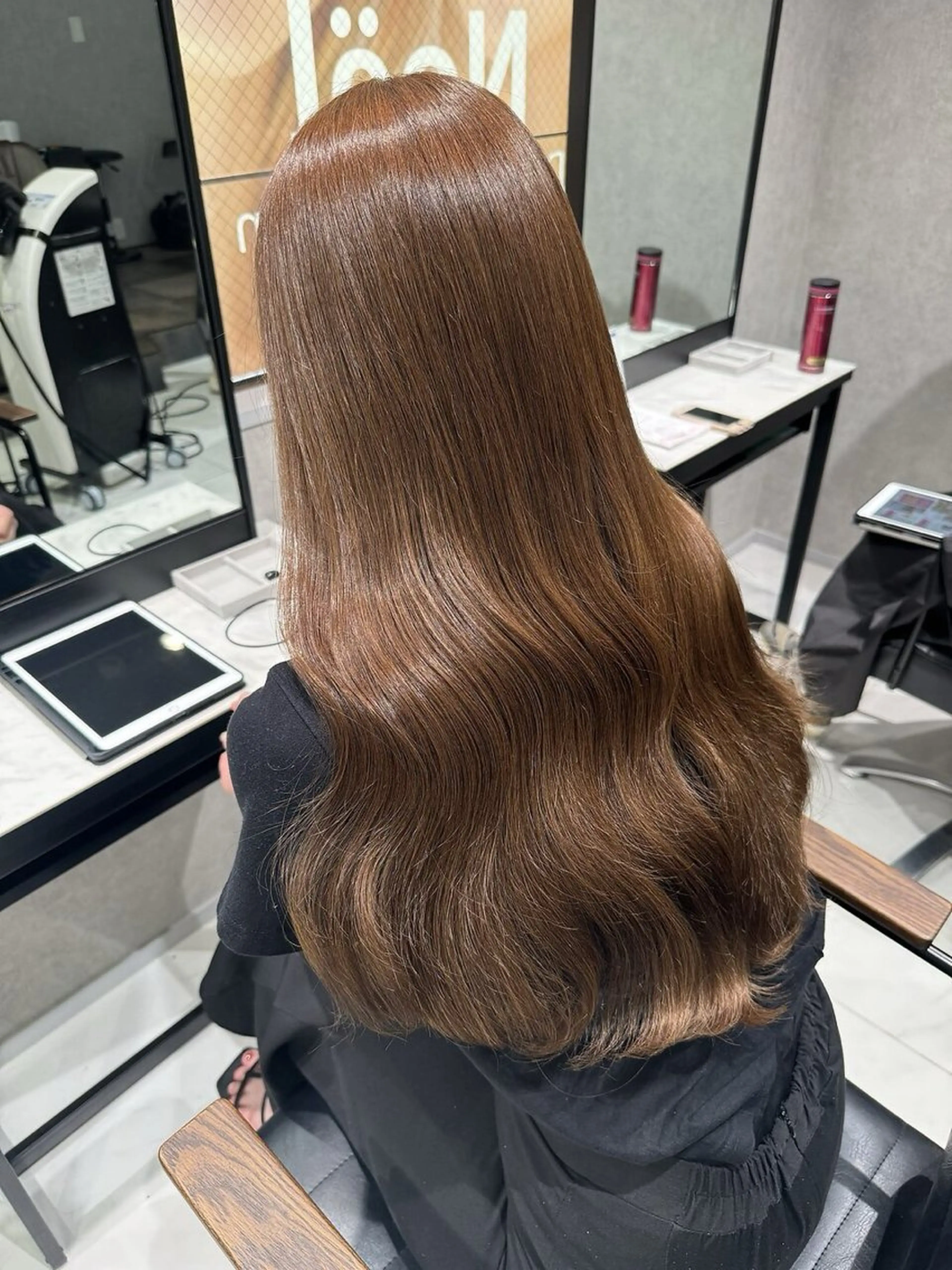 ロング カラー ヘアカラー トリートメント 透明感カラー/まつ毛 パーマ/のの🍒のヘアスタイル