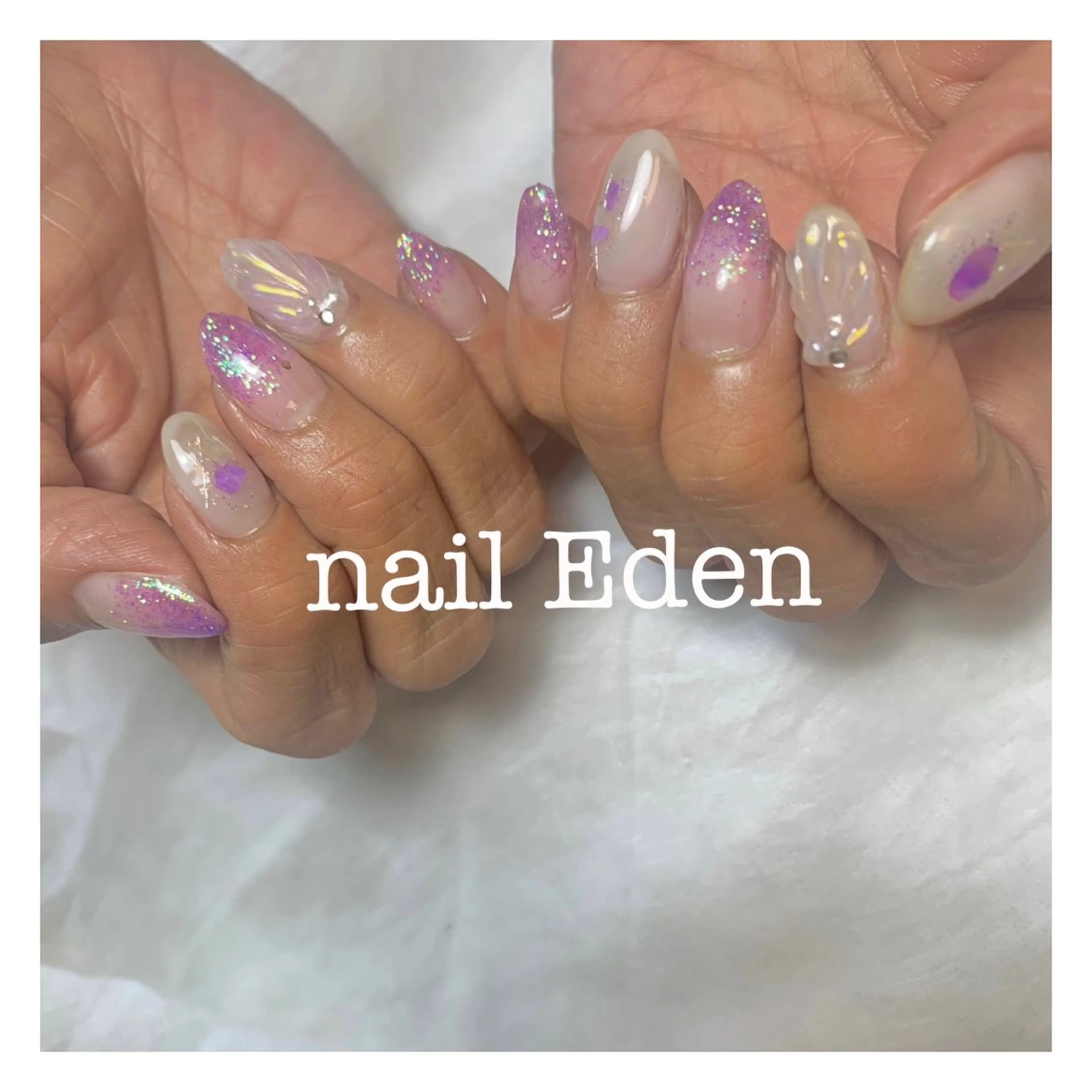 ネイル 持ち込み ハンドネイル ハンドケア Eden　private nail saron所属・Eden ♾️のネイルデザイン