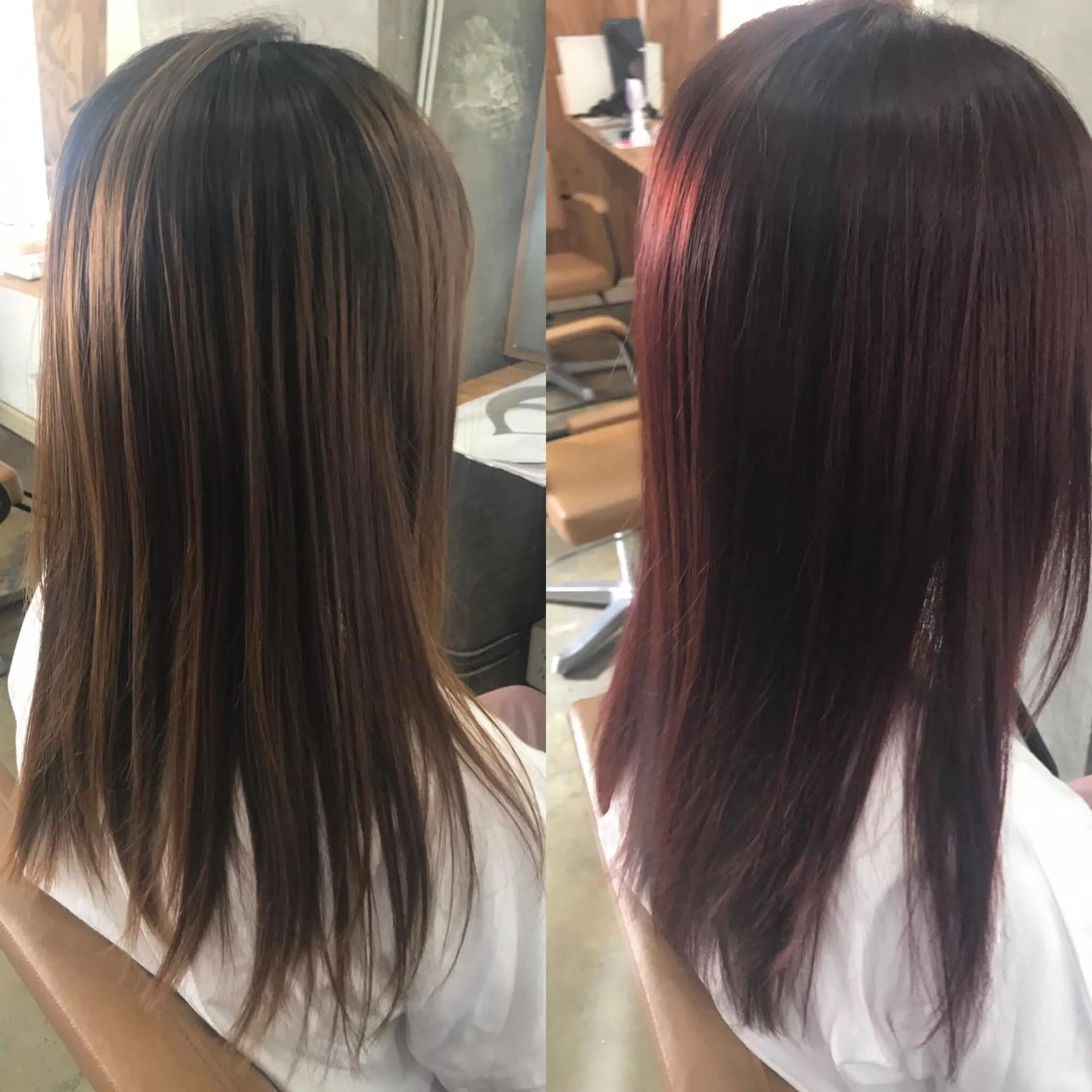 ミディアム カラー ピンクカラー ヘアカラー 縮毛矯正 トリートメント 💎髪質改善💎 デザイナーshinのヘアスタイル