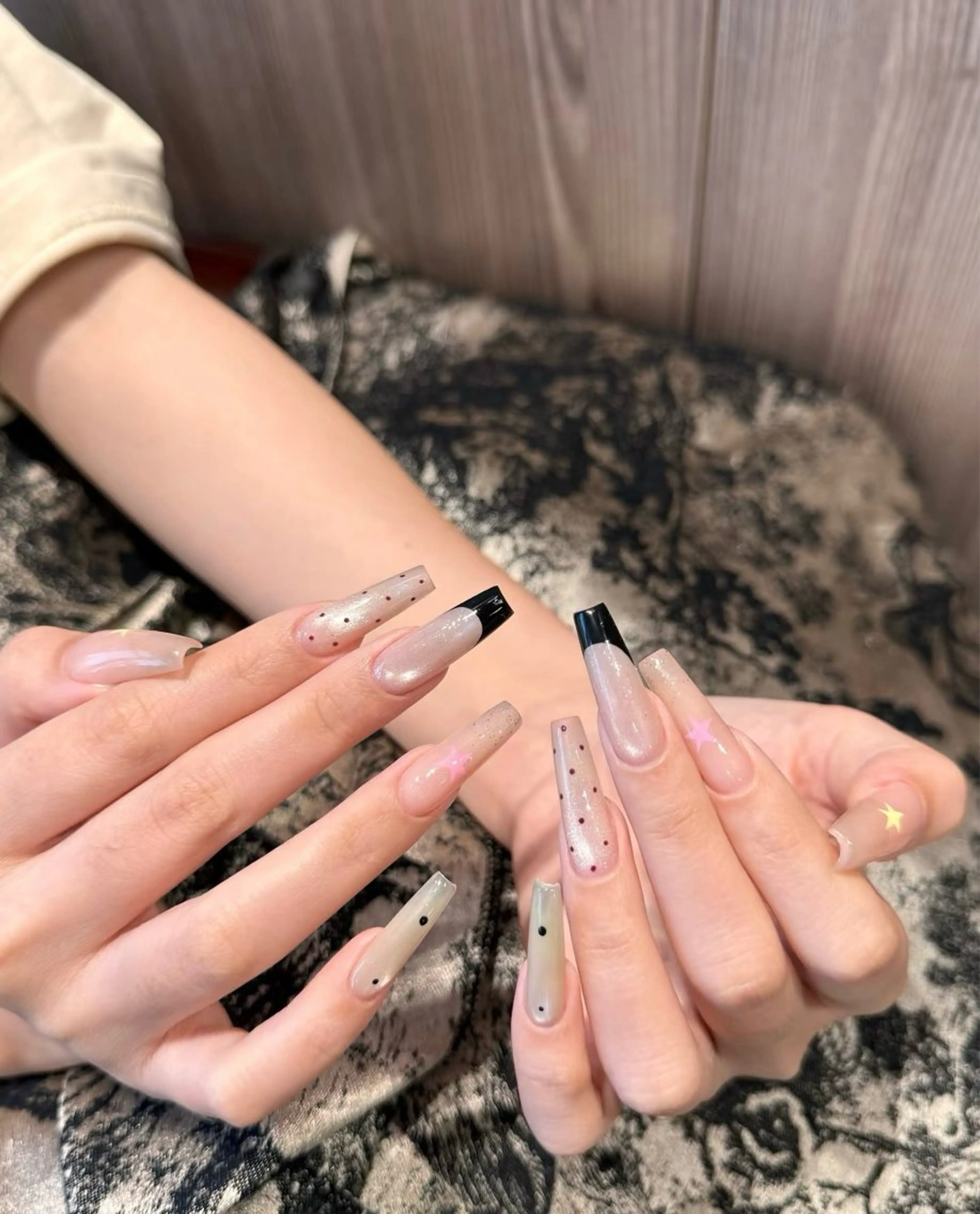ネイル アートネイル フレンチネイル マグネットネイル ミラーネイル オフィスネイル ハンドネイル Blossom nail【ブラソンネイル】所属・Blossom nail_Yuniのネイルデザイン