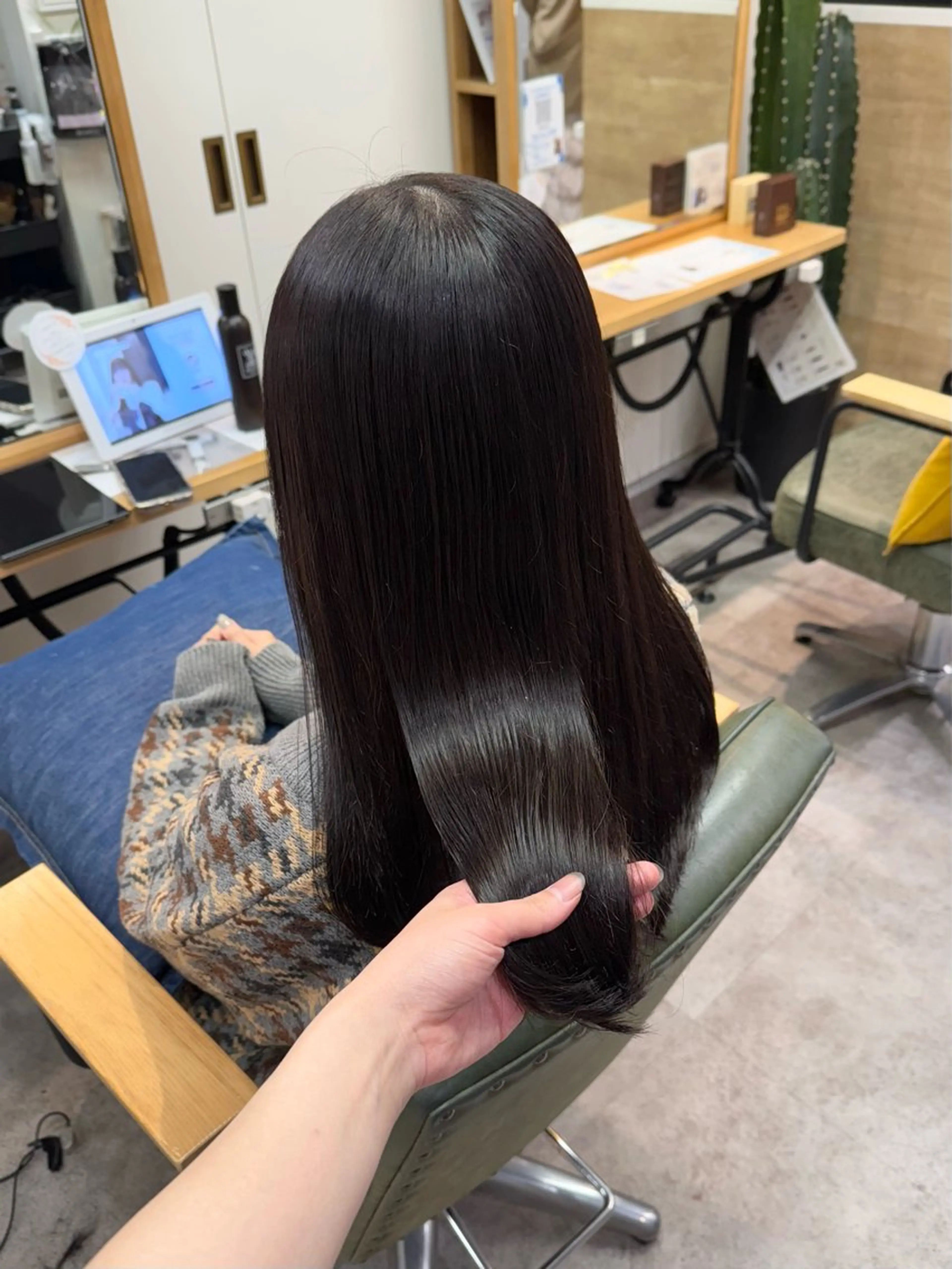 ロング カラー 縮毛矯正/艶髪カラー /パーマ/ひふみ🌱のヘアスタイル