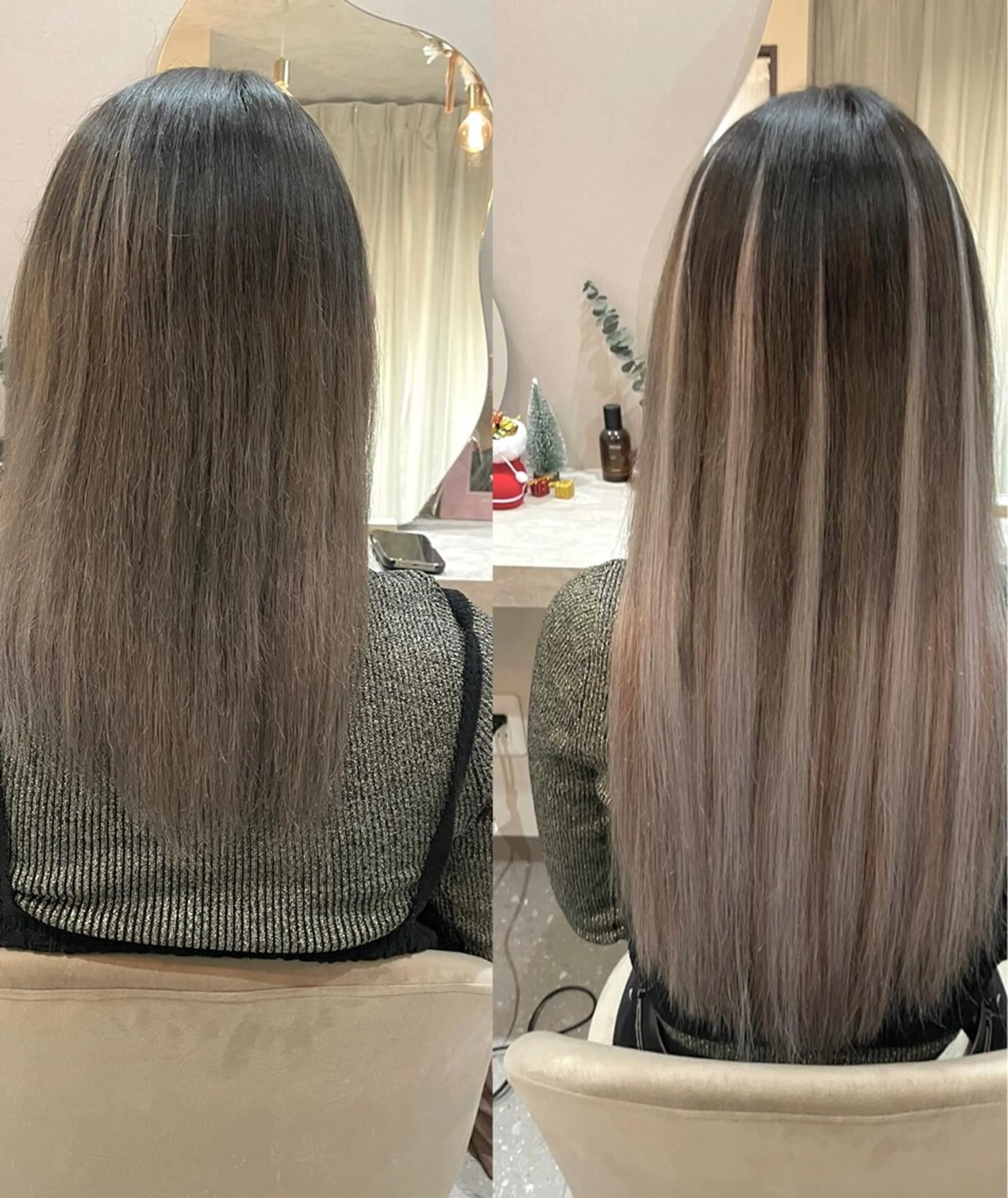 ロング ハイライト レイヤーカット エクステ＆ヘアセット Milaのヘアスタイル