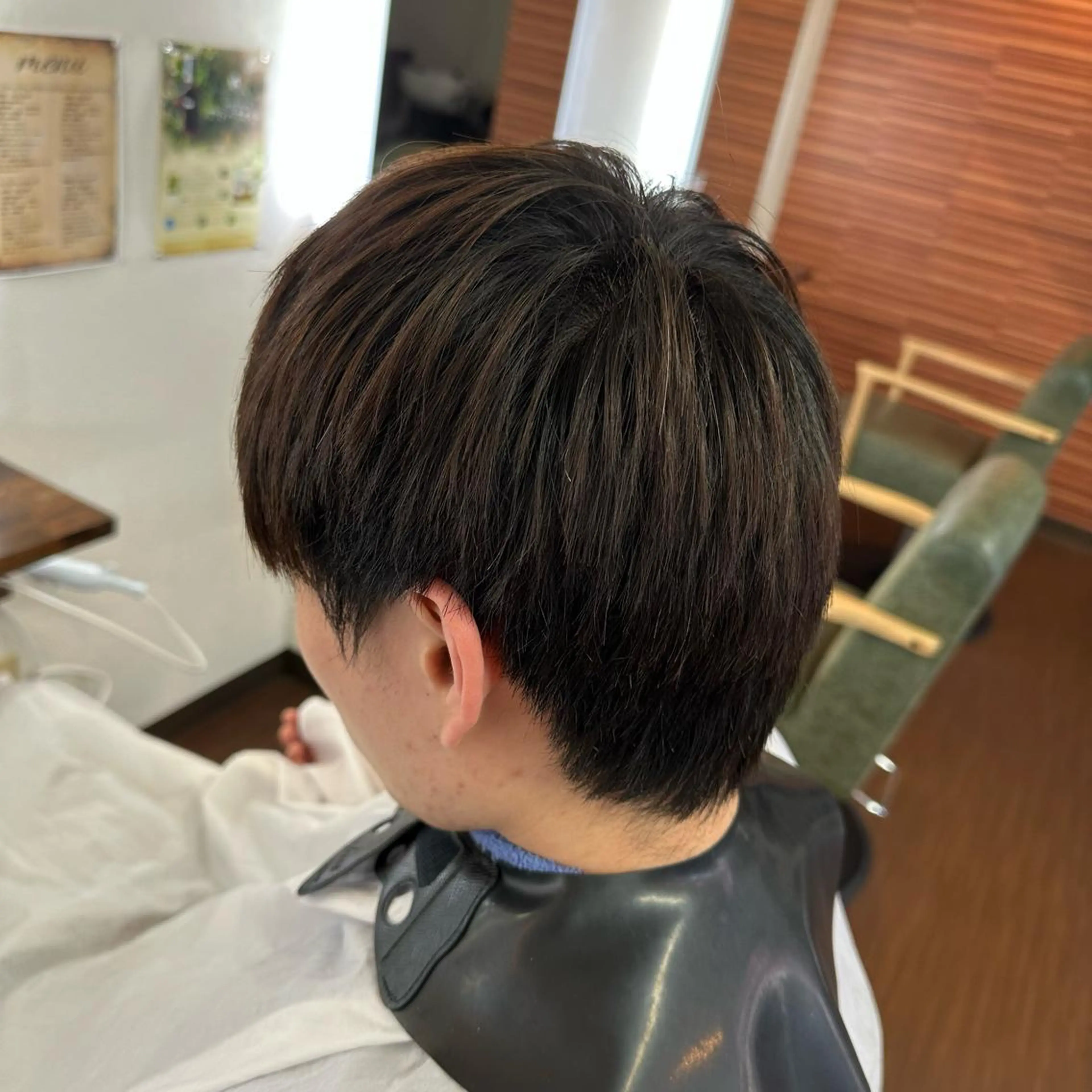 ショート カラー メンズ カット ヘアカラー Glanzhair 🫧‪菊池柊真🫧のヘアスタイル