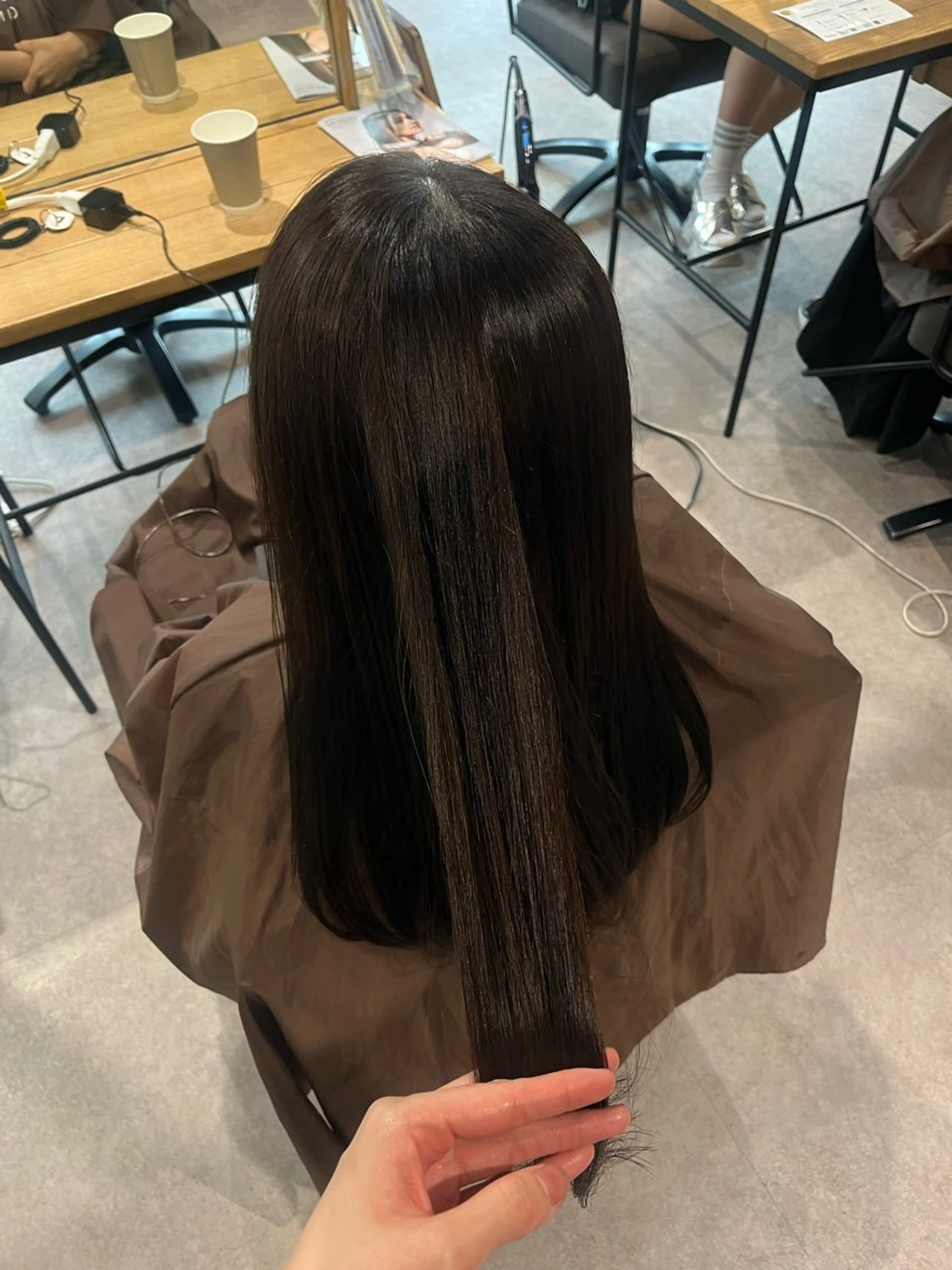 ロング カラー 新倉 あかねのヘアスタイル