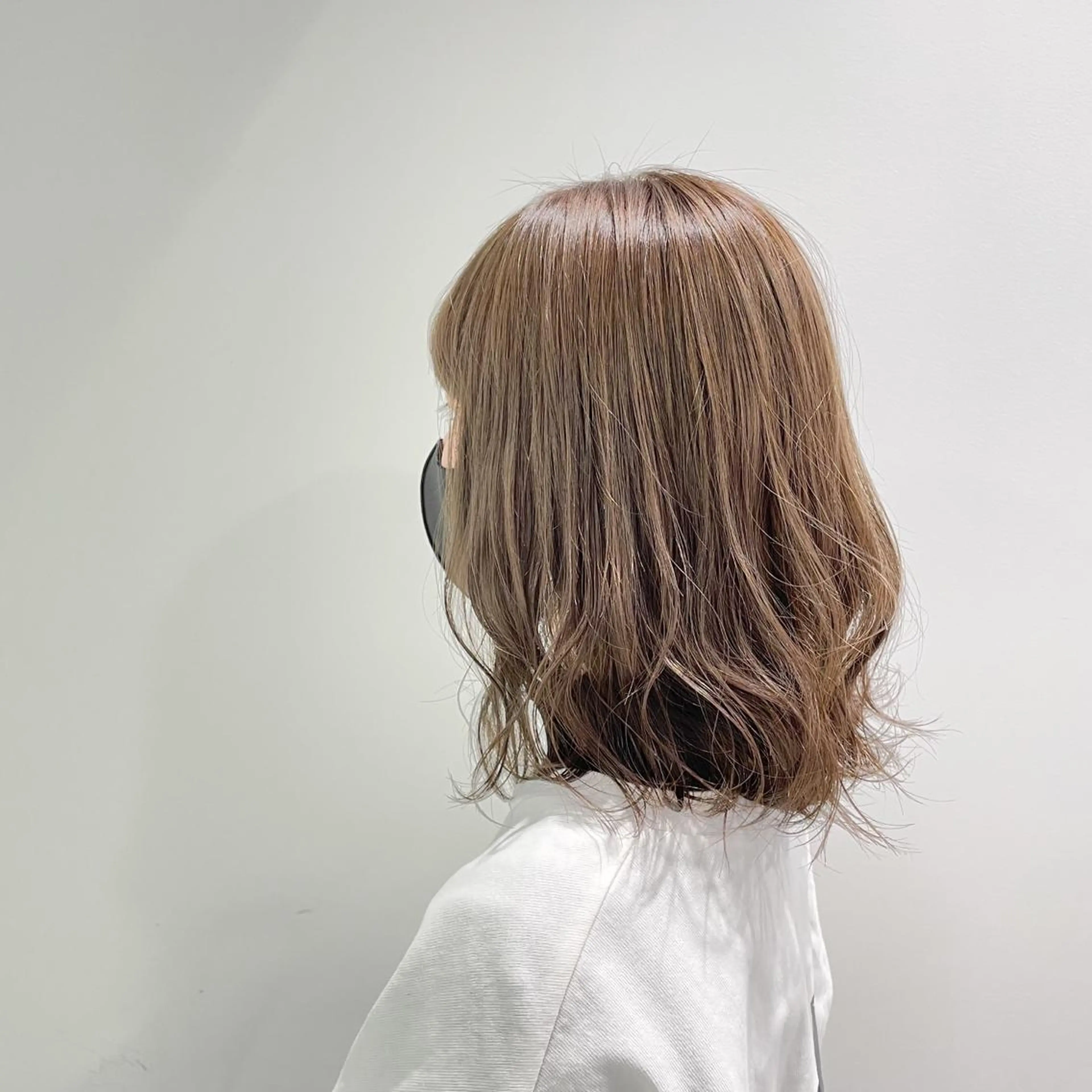 ミディアム カラー ヘアカラー トリートメント ヘアセット I'S.横浜所属・赤み消しカラー 🍀JUNKIのヘアスタイル