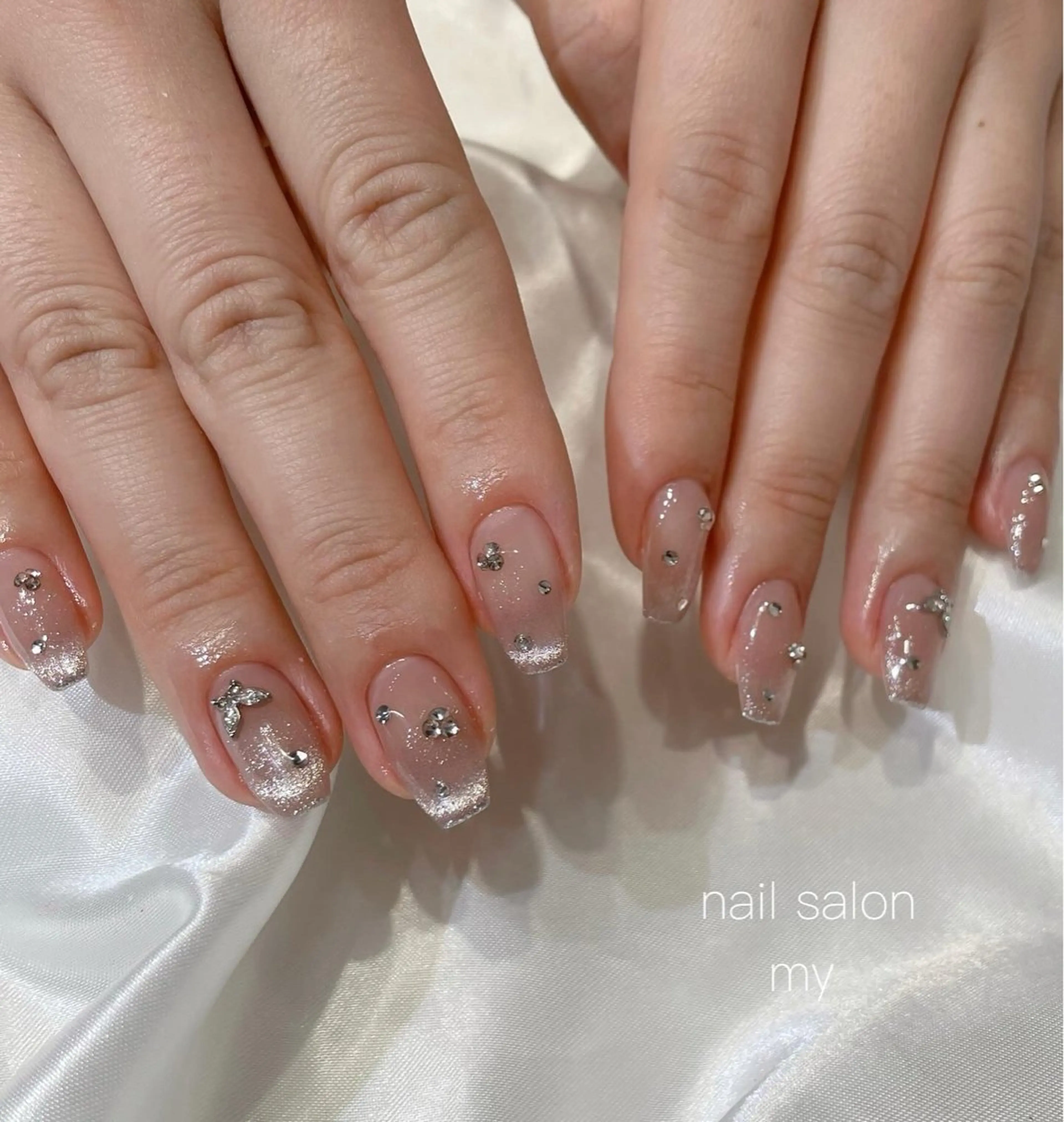 ネイル ジェルネイル 韓国ネイル マグネットネイル ニュアンスネイル パラジェル Nail salon MY所属・NailSalon MYのネイルデザイン