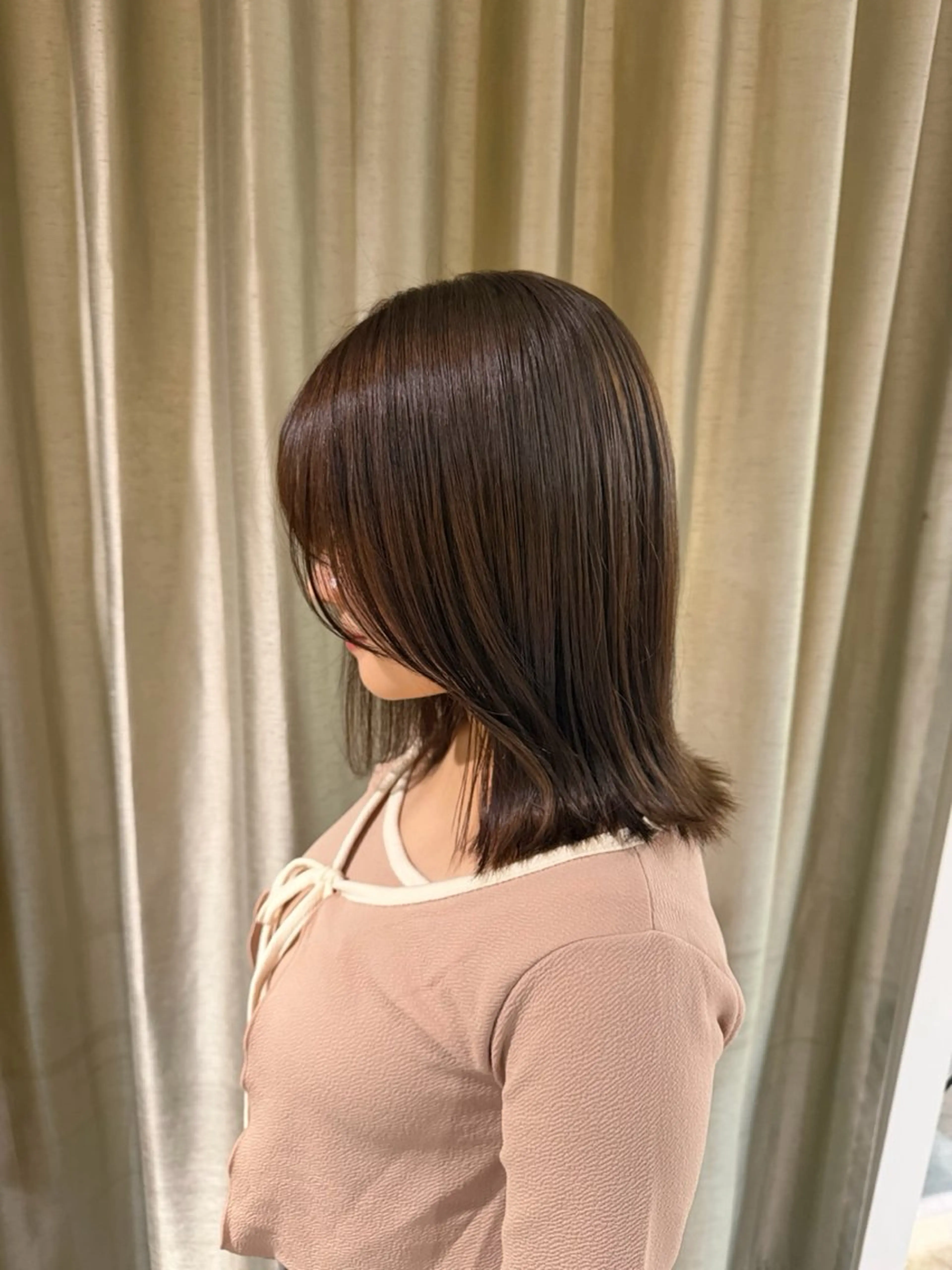 カラー ヘアカラー 吉田 莉子のヘアスタイル