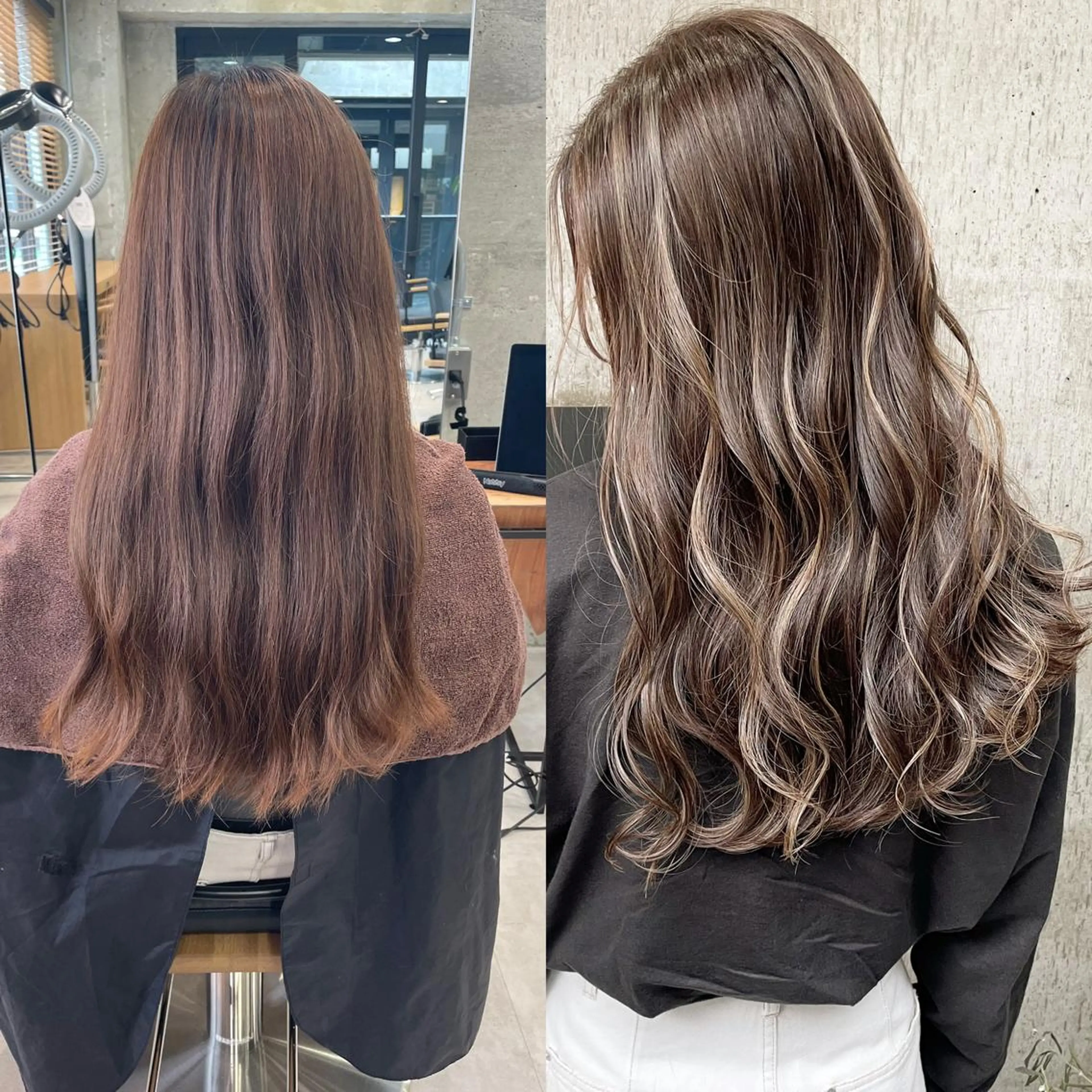 ロング カラー ヘアアレンジ ヘアカラー TATSUYA アートディレクターのヘアスタイル