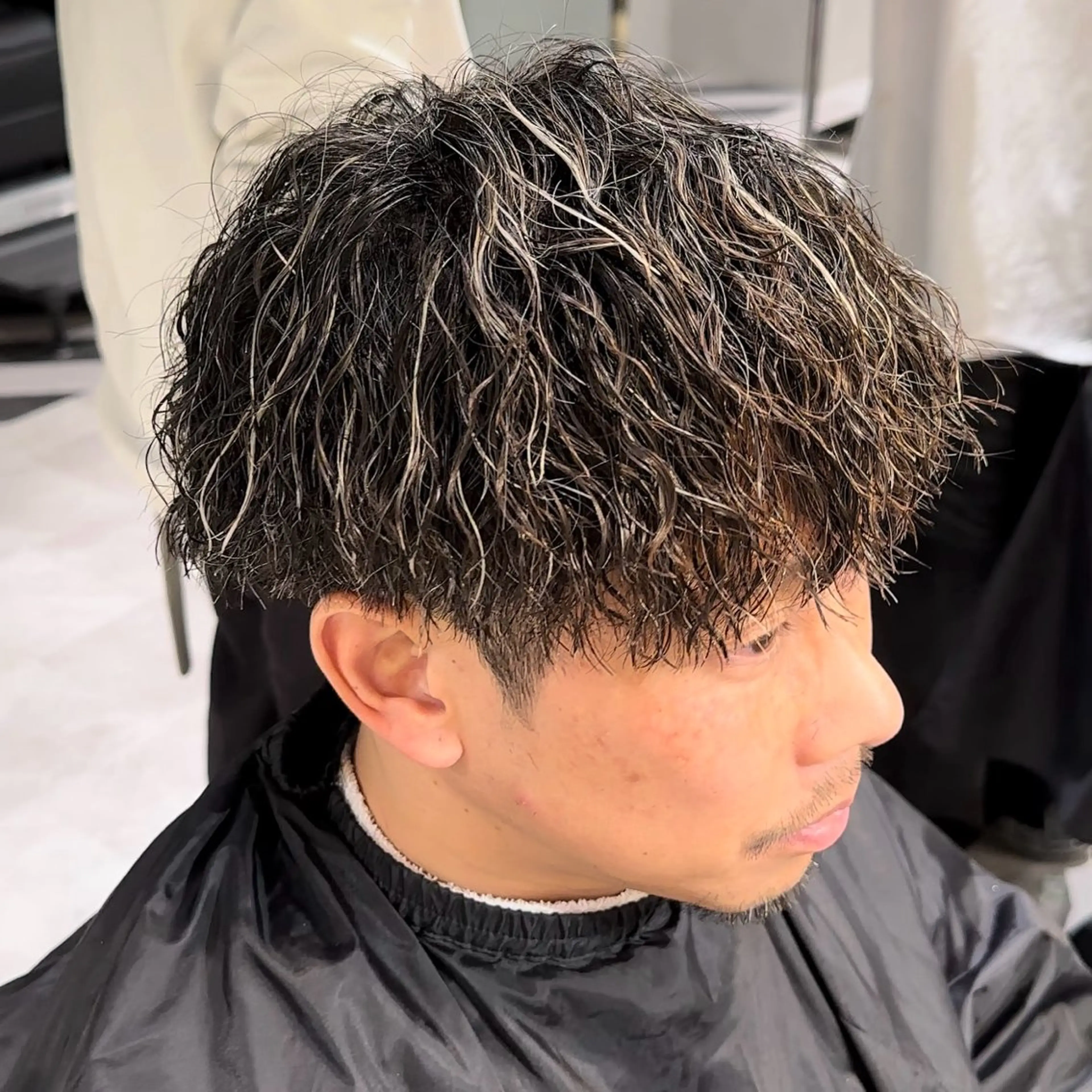 メンズ カット パーマ メンズパーマ特化🥇 フェザーパーマ/紘夢のヘアスタイル