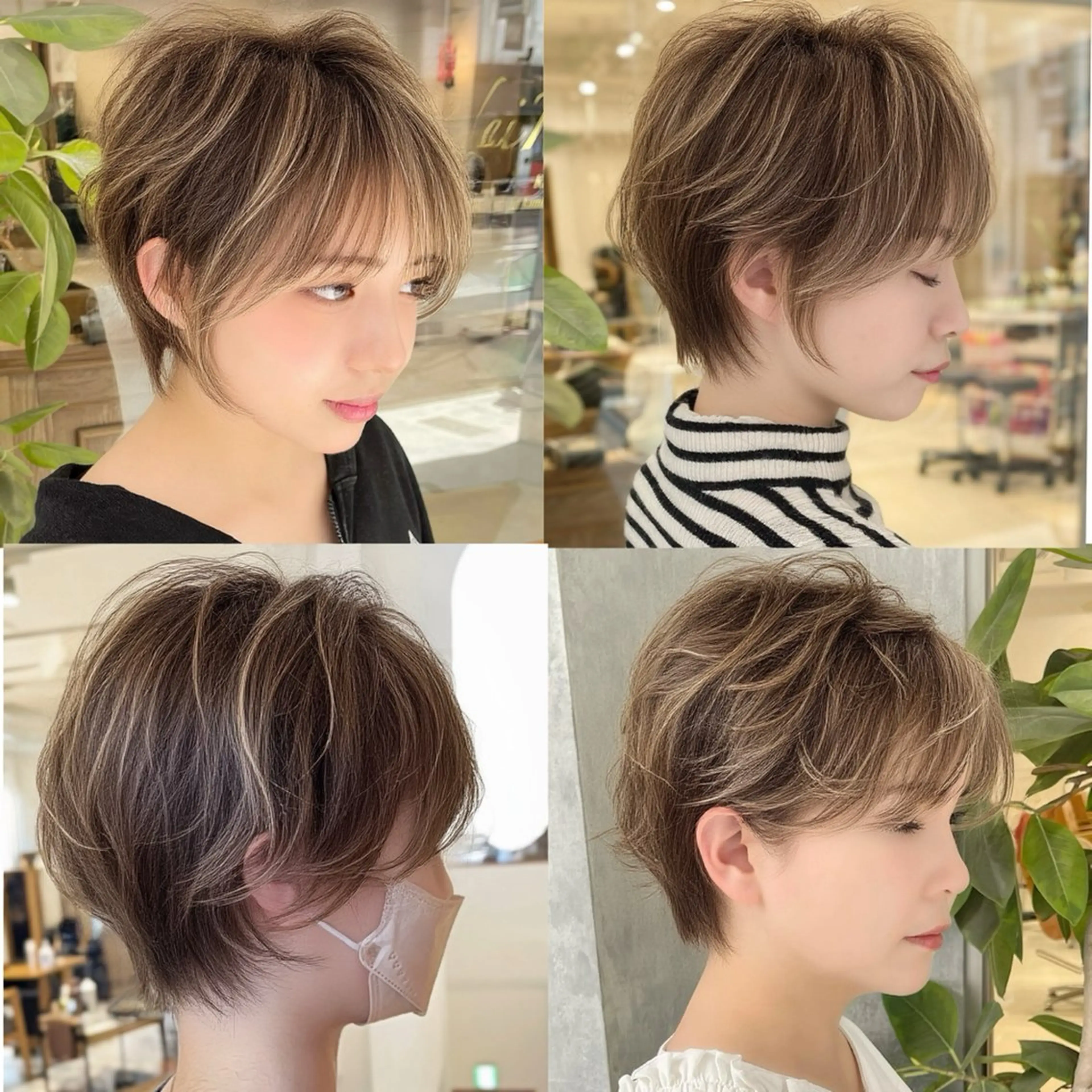 ショート カット ヘアカラー トリートメント ハイトーンショート 錦糸町AKIRA店長のヘアスタイル