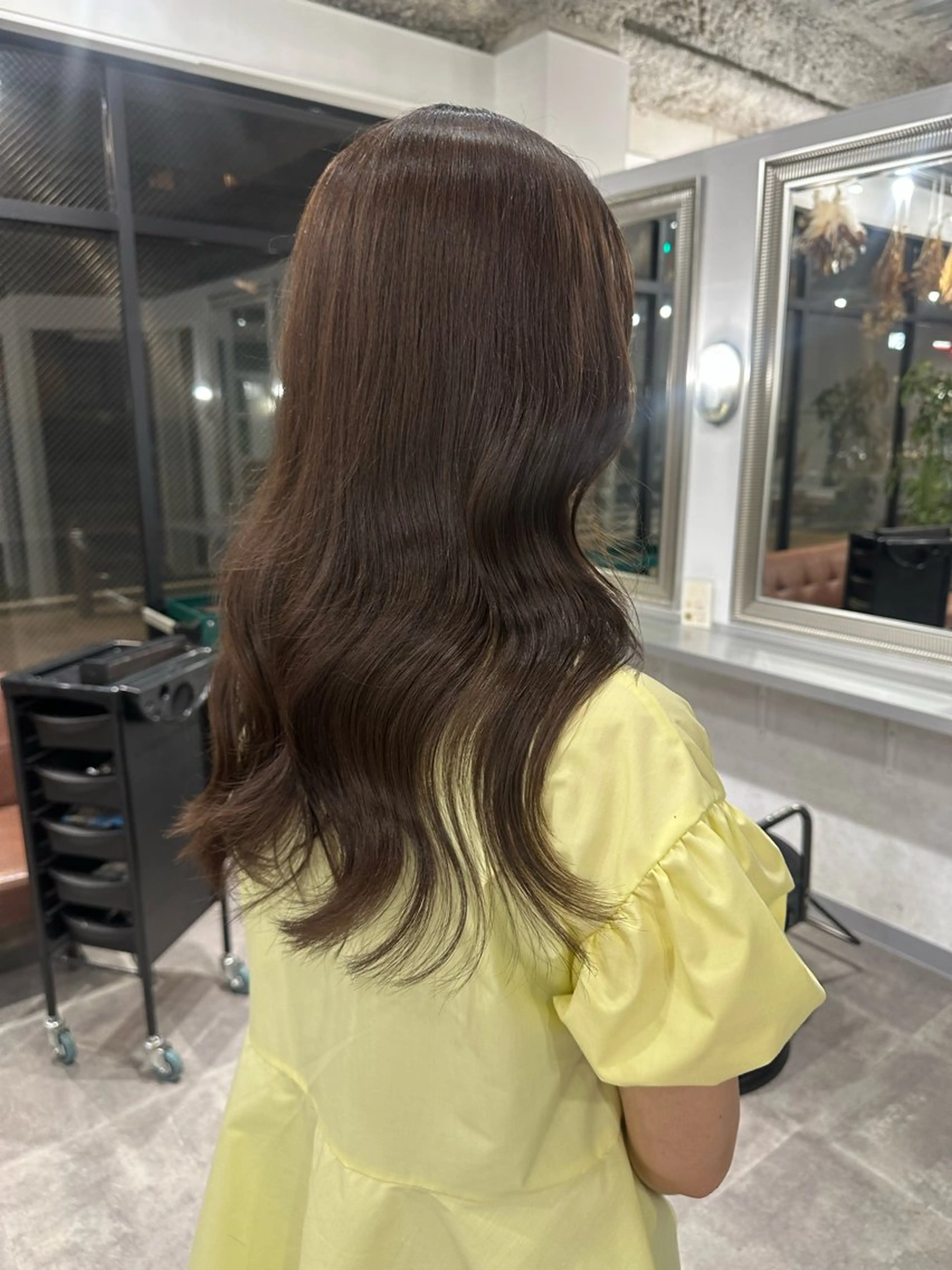 カラー ベージュカラー 🩵HOLLY🩵 カレン🩵モデルのヘアスタイル