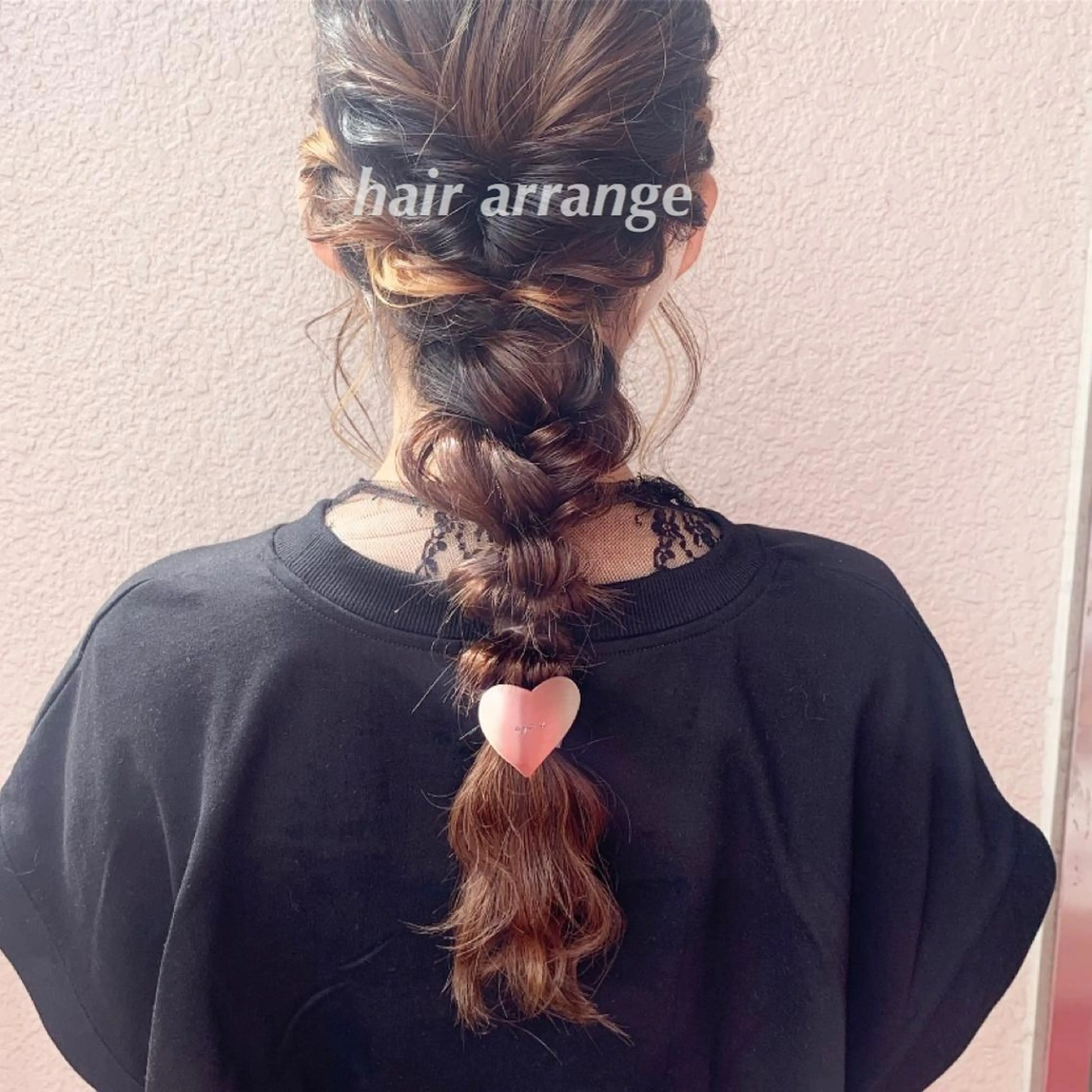ロング カラー ヘアアレンジ 代表🎀 ふわモテ愛 され髪🩷yumiのヘアスタイル