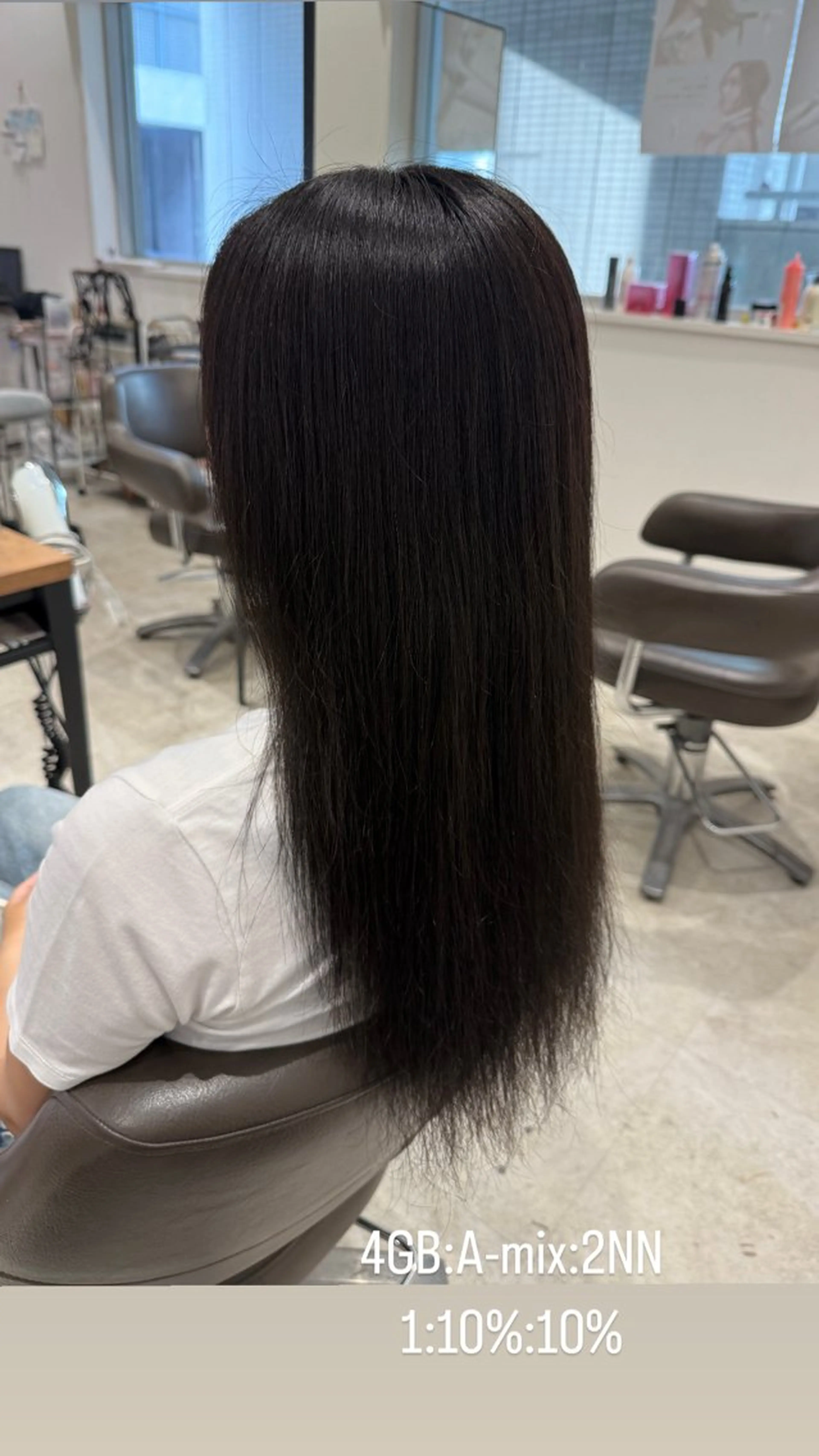 ロング カラー ヘアカラー 髪質改善カラー ゆづきのヘアスタイル