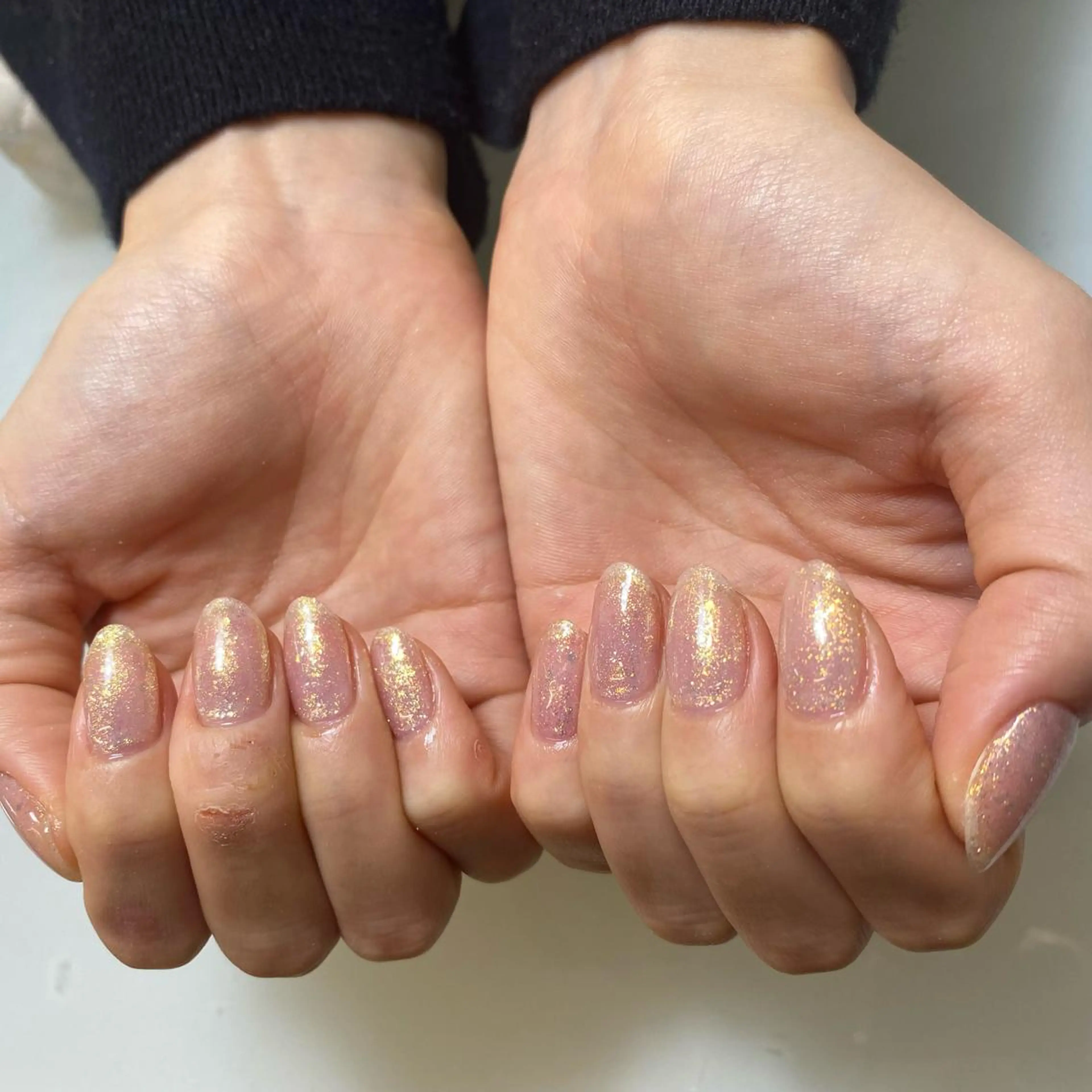 ネイル キラキラネイル ラメ(グリッター) ワンカラーネイル 🪽fein.🪽 eye&nail💞のマツエク・マツパデザイン