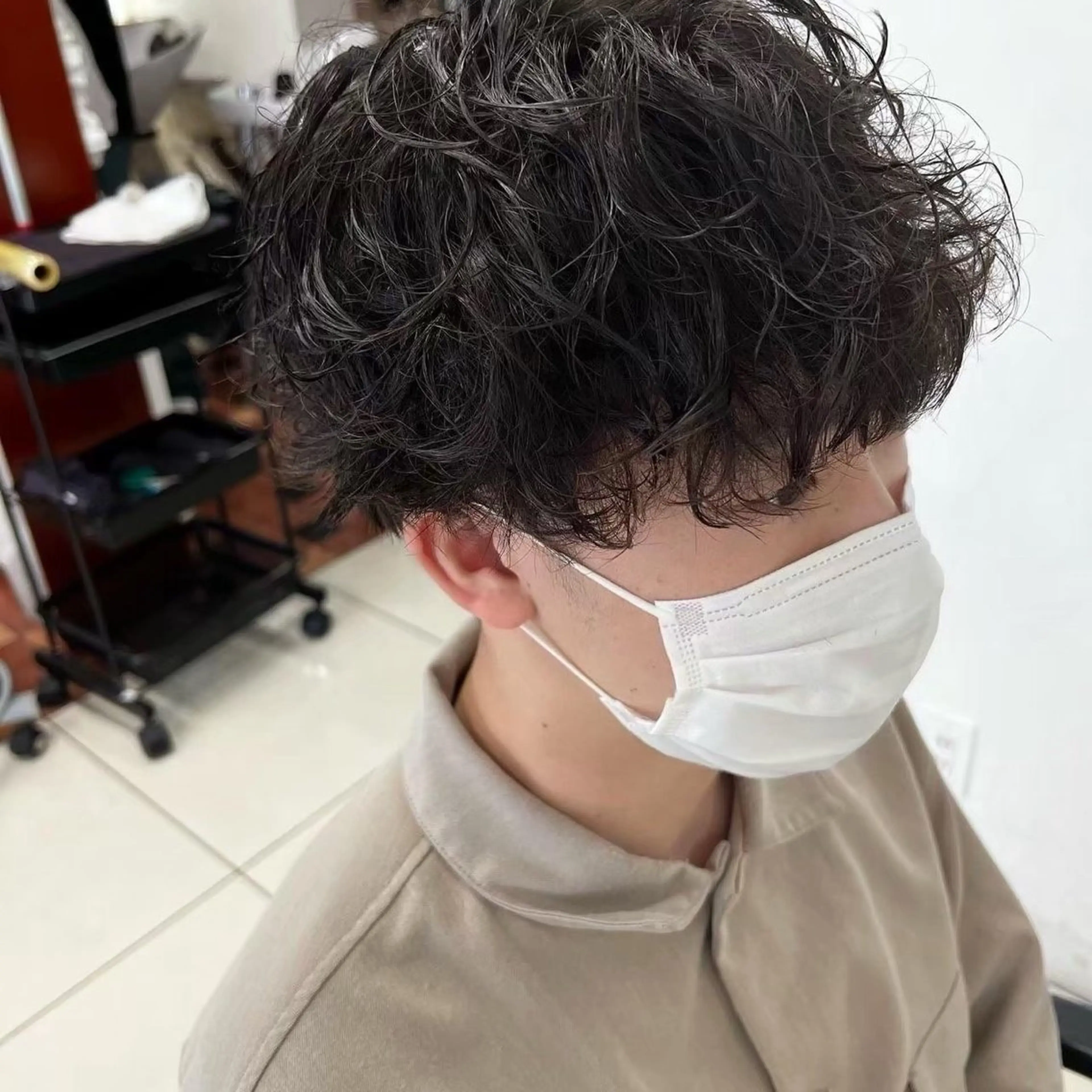 ショート パーマ メンズ 👑メンズパーマ の神様👑よしやのヘアスタイル