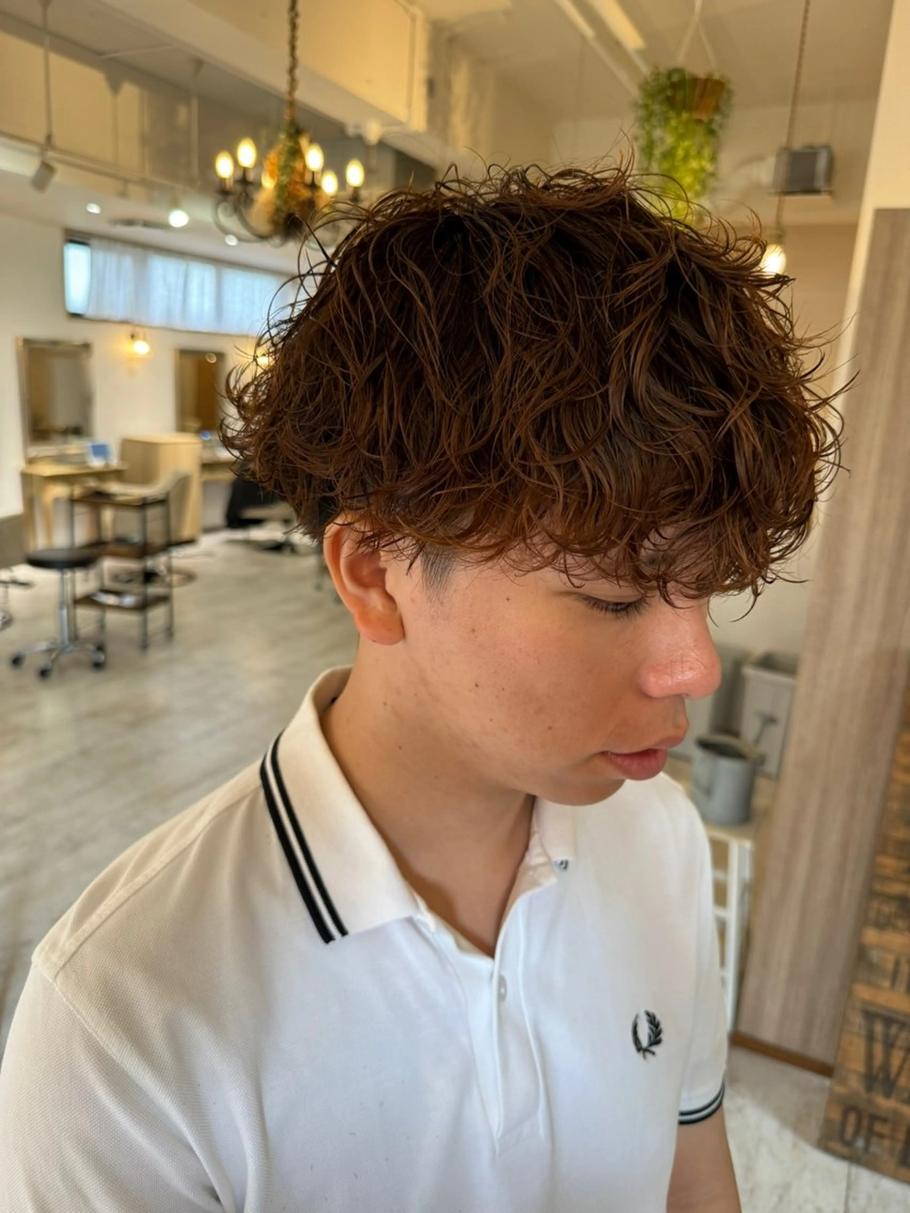 パーマ メンズ メンズパーマ 波巻きパーマ カット パーマ トリートメント aqush所属・メンズパーマ/美髪 仲井康己のヘアスタイル