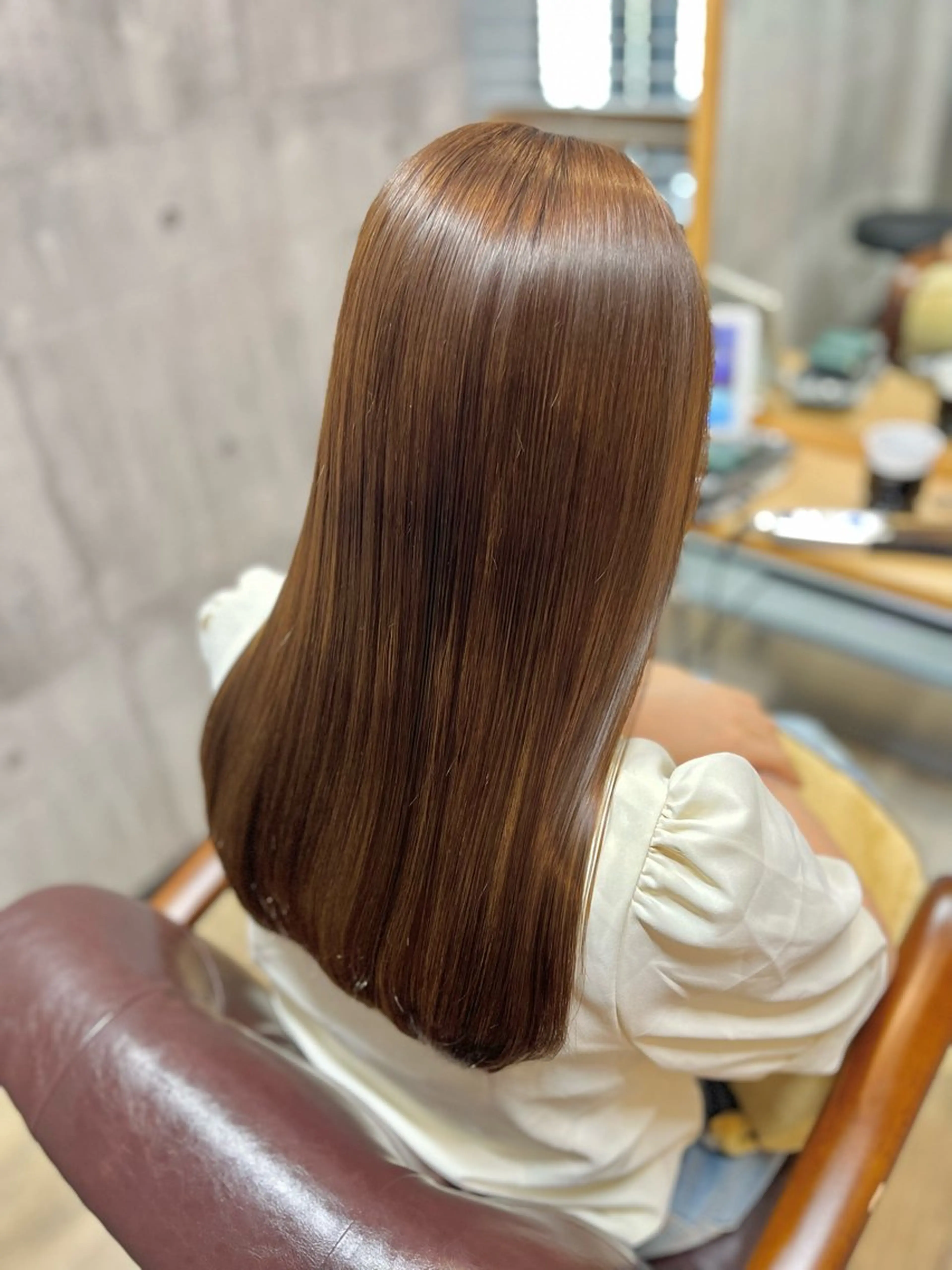 ロング カット 縮毛矯正 トリートメント 艶髪🌈ムラカミ サキのヘアスタイル