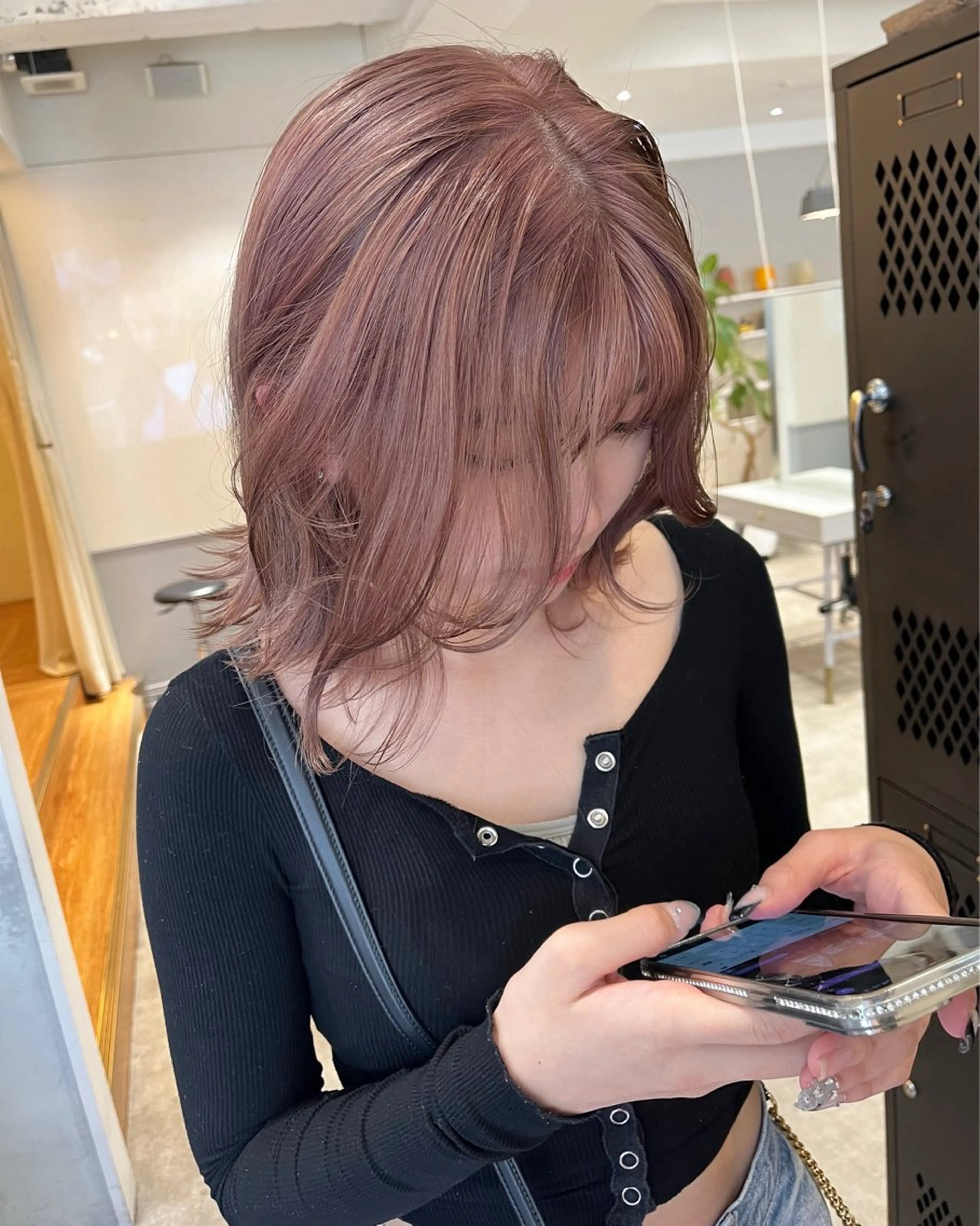 ミディアム カラー ヘアカラー SIKI yuuna レイヤーカット🪽のヘアスタイル