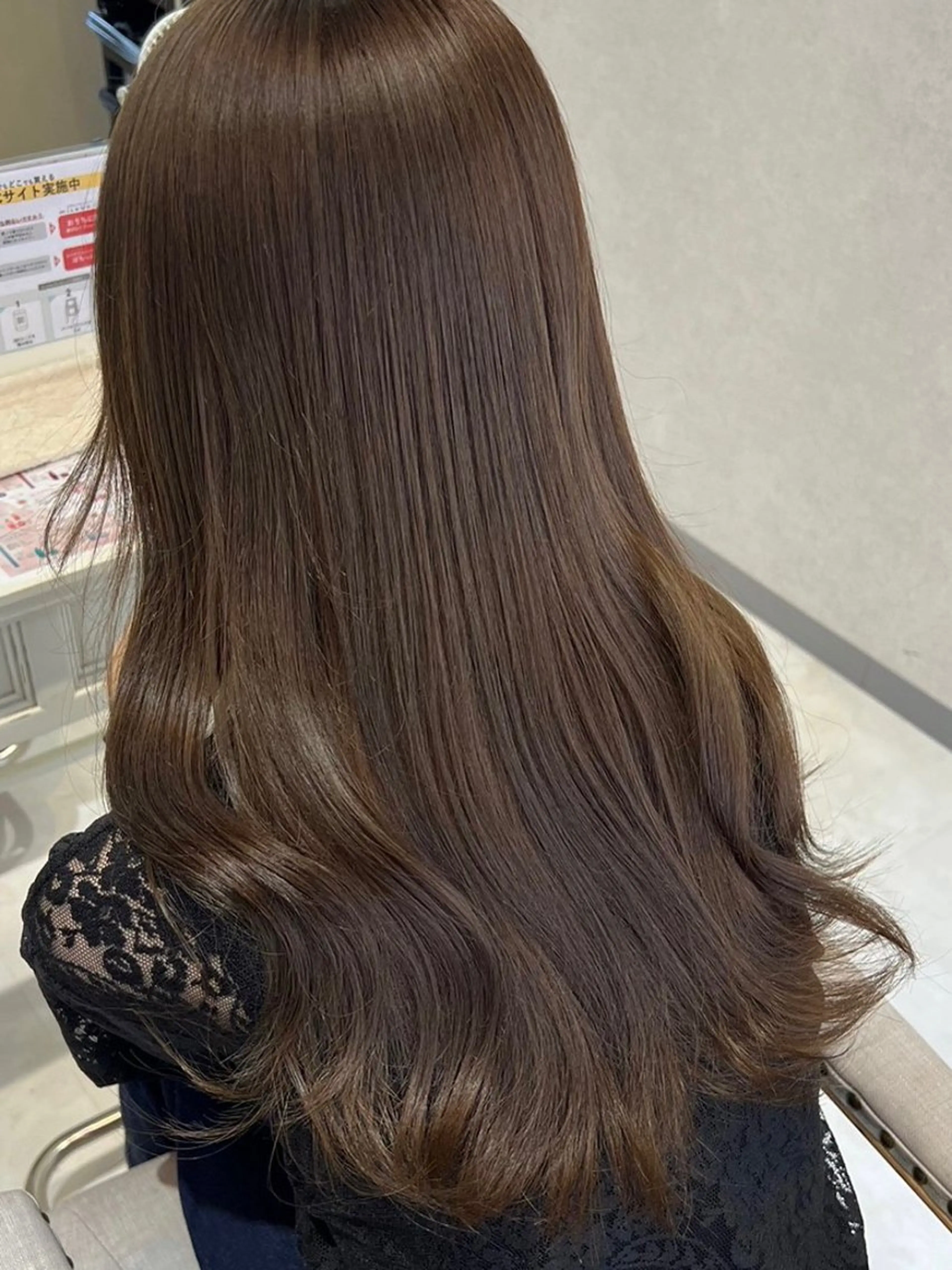 セミロング カラー カット ヘアカラー トリートメント 𐙚mareka/ 顔周り/透明感ｶﾗｰのヘアスタイル