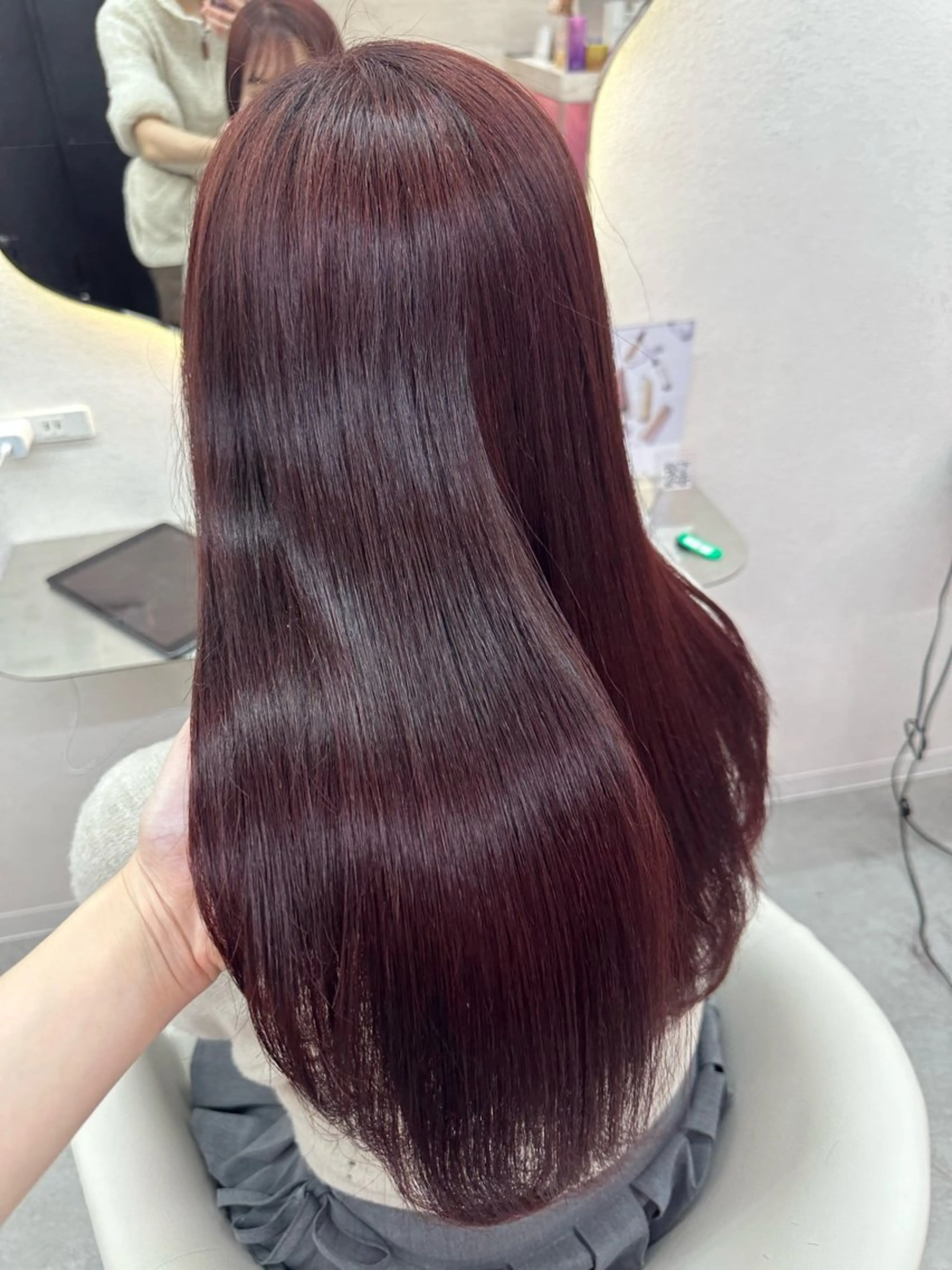 ロング カラー ヘアカラー トリートメント Rio🎀 艶カラー/韓国のヘアスタイル
