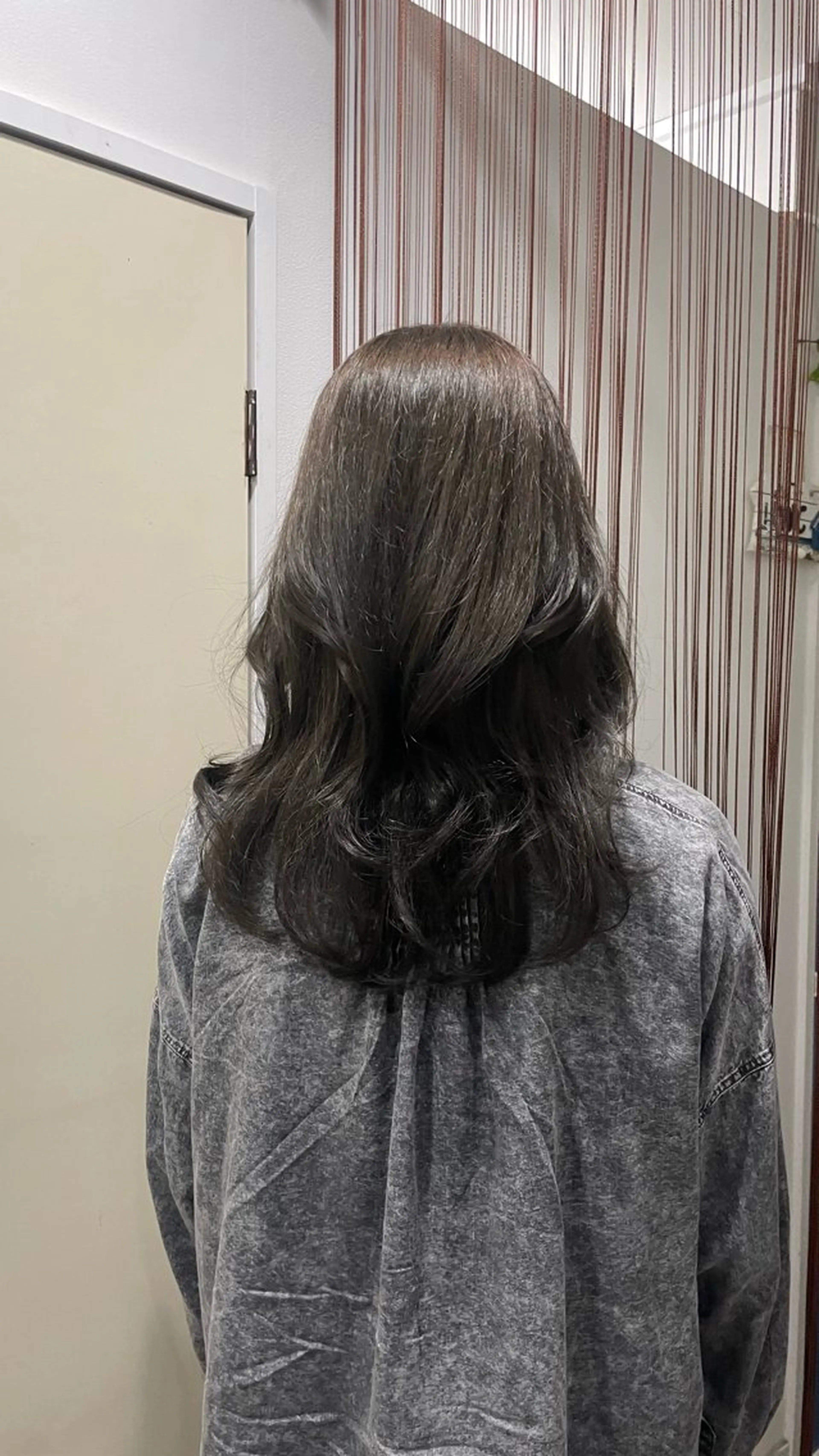 セミロング カラー グレージュ オリーブグレージュ オリーブグレー 🖤keina🖤 詳細必読:*･のヘアスタイル