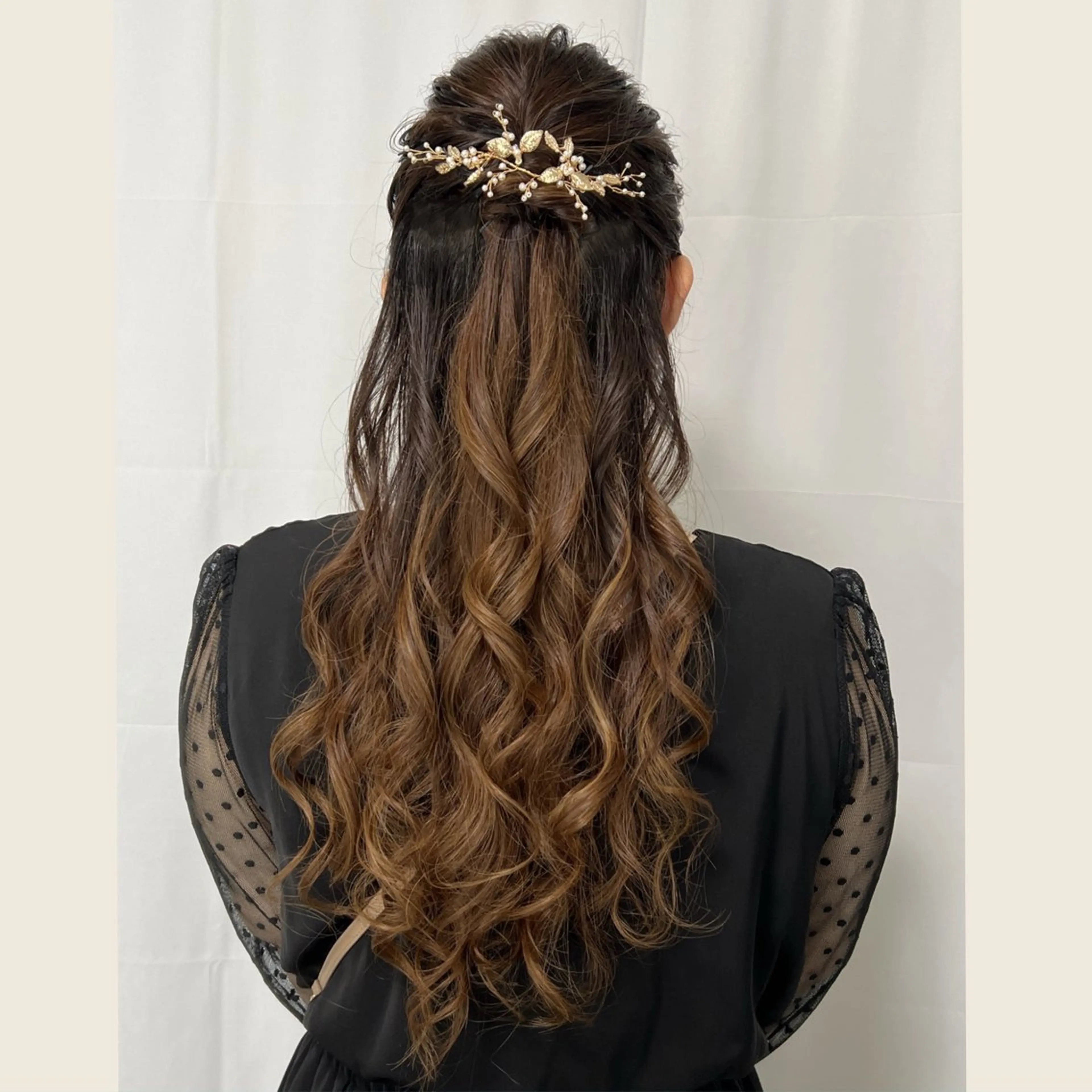ヘアアレンジ ハーフアップ ヘアセット CHATEAU TERRACE所属・似合うヘアメイク🪞 CHATEAUのヘアスタイル