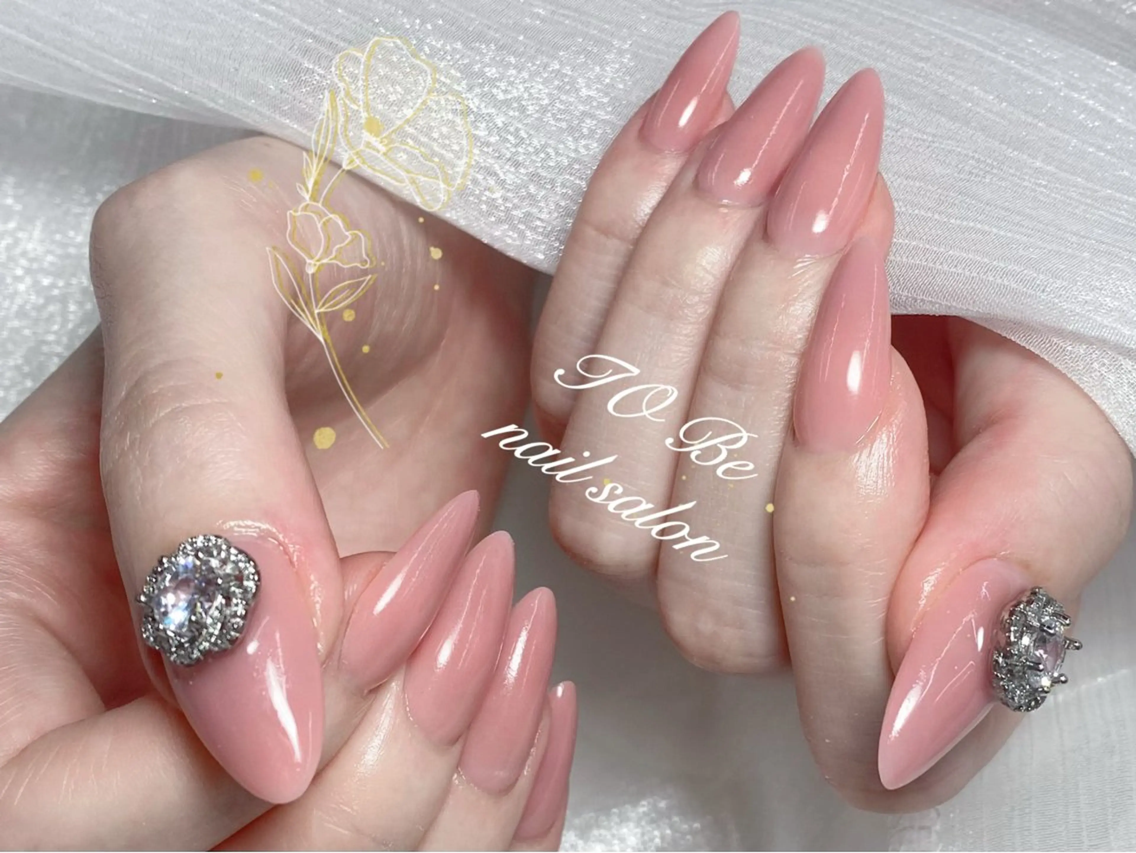 ミディアム ハンドネイル Nail Salon To Be珈月のネイルデザイン