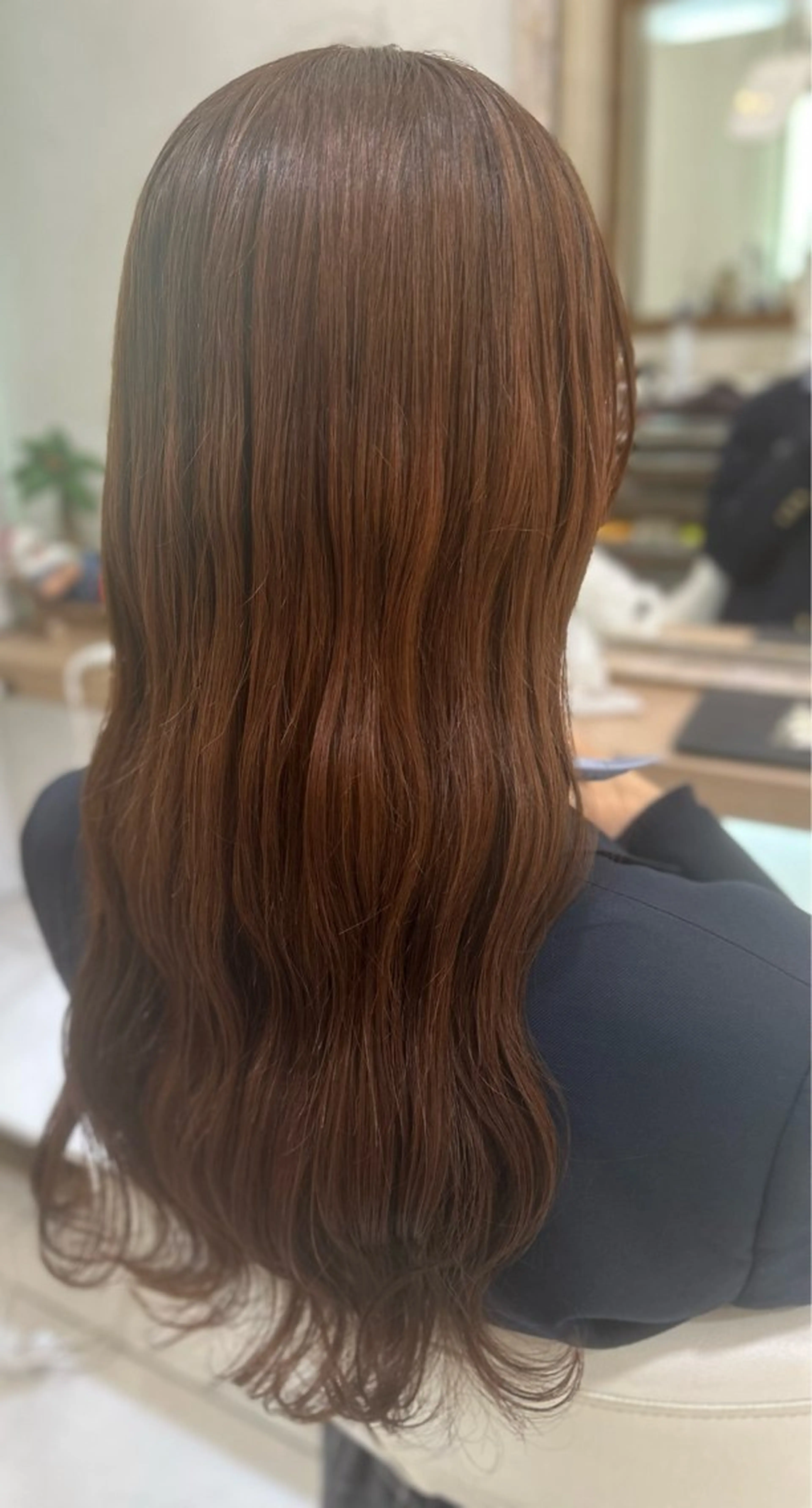 ロング カラー 艶質改善/縮毛矯正 ササキナツミのヘアスタイル