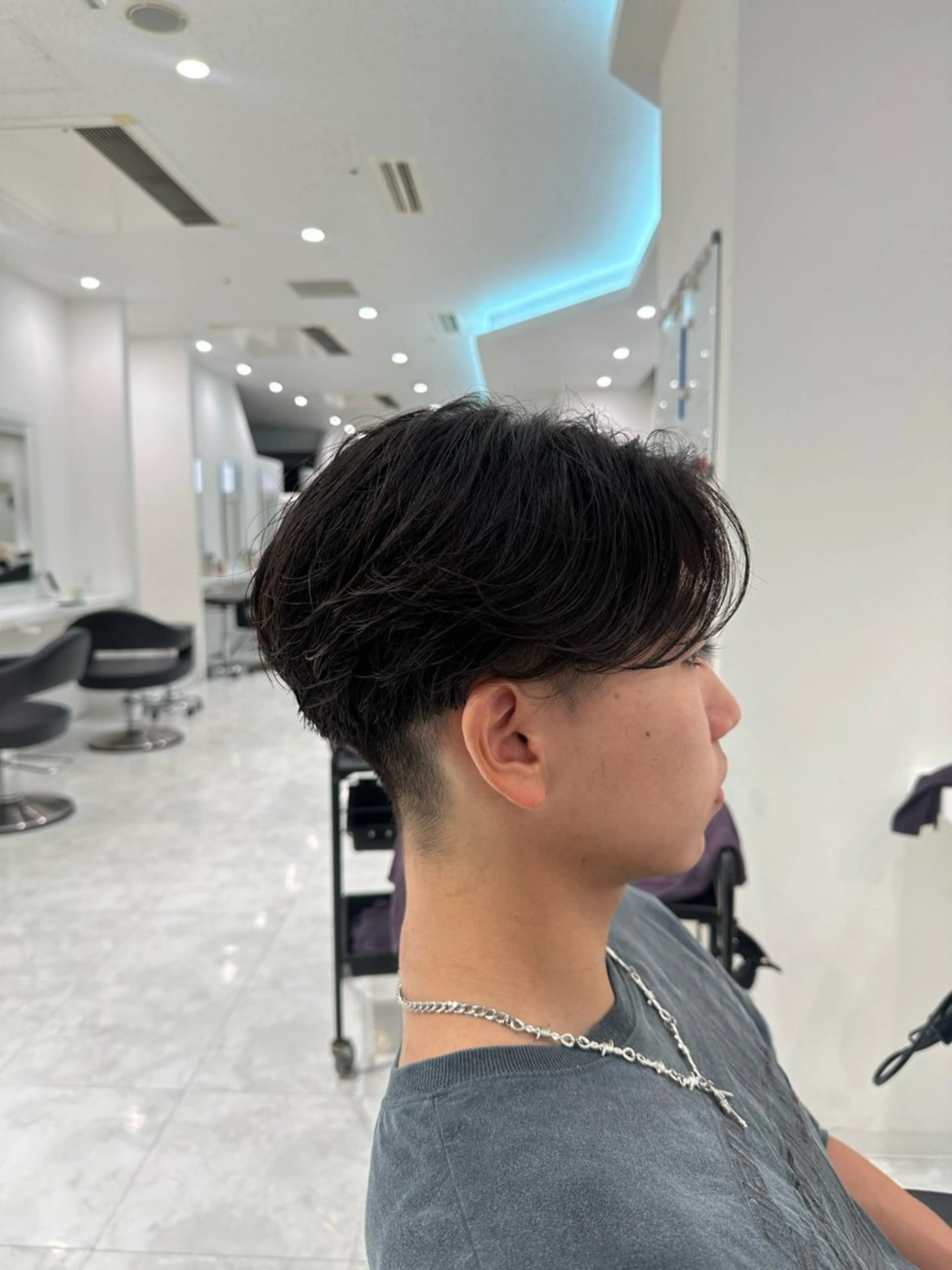 パーマ メンズ カット パーマ 🐺メンズパーマ マッシュ　あさひ🐺のヘアスタイル