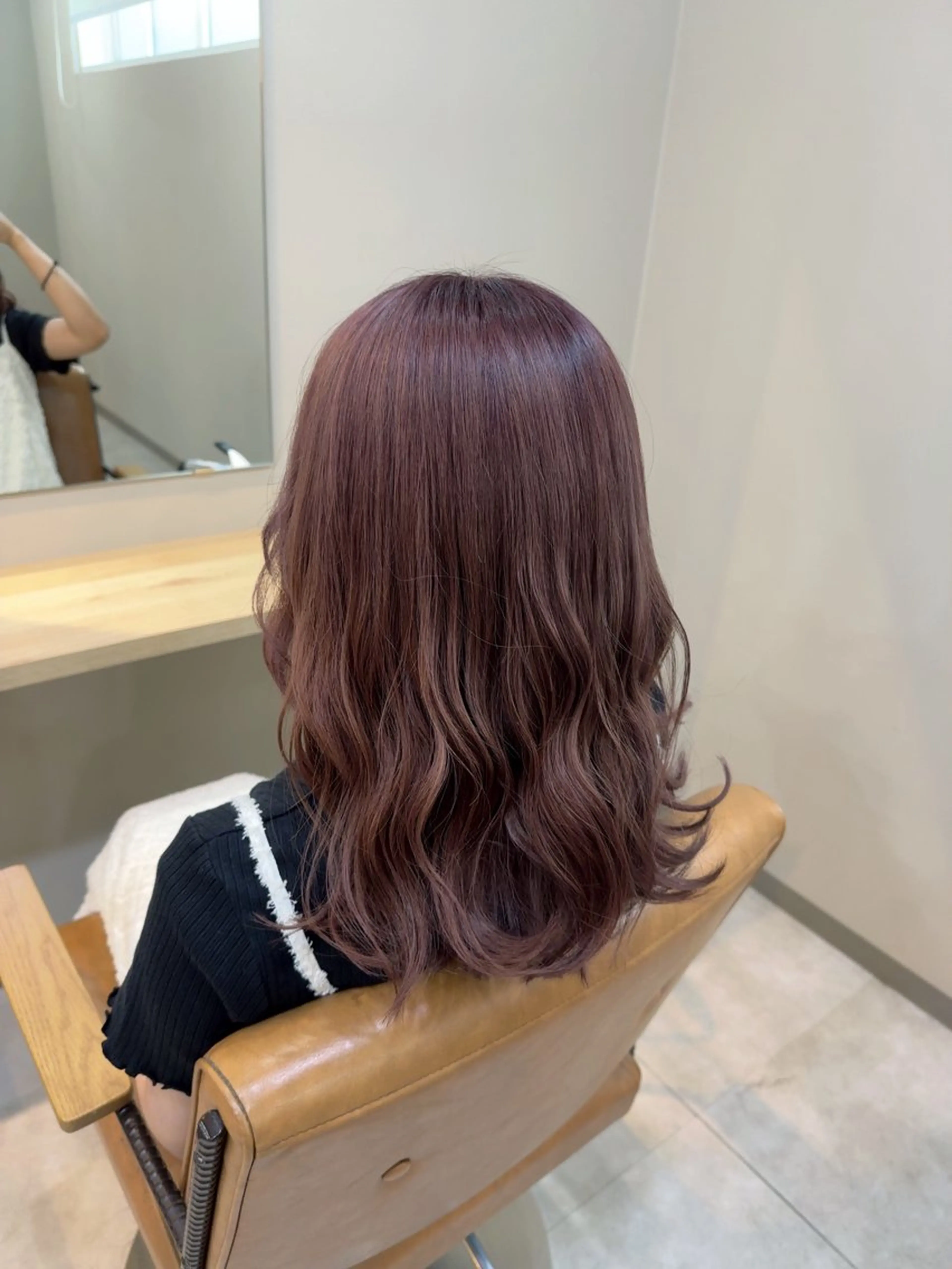 ロング ピンクラベンダー 櫻井 サクラのヘアスタイル