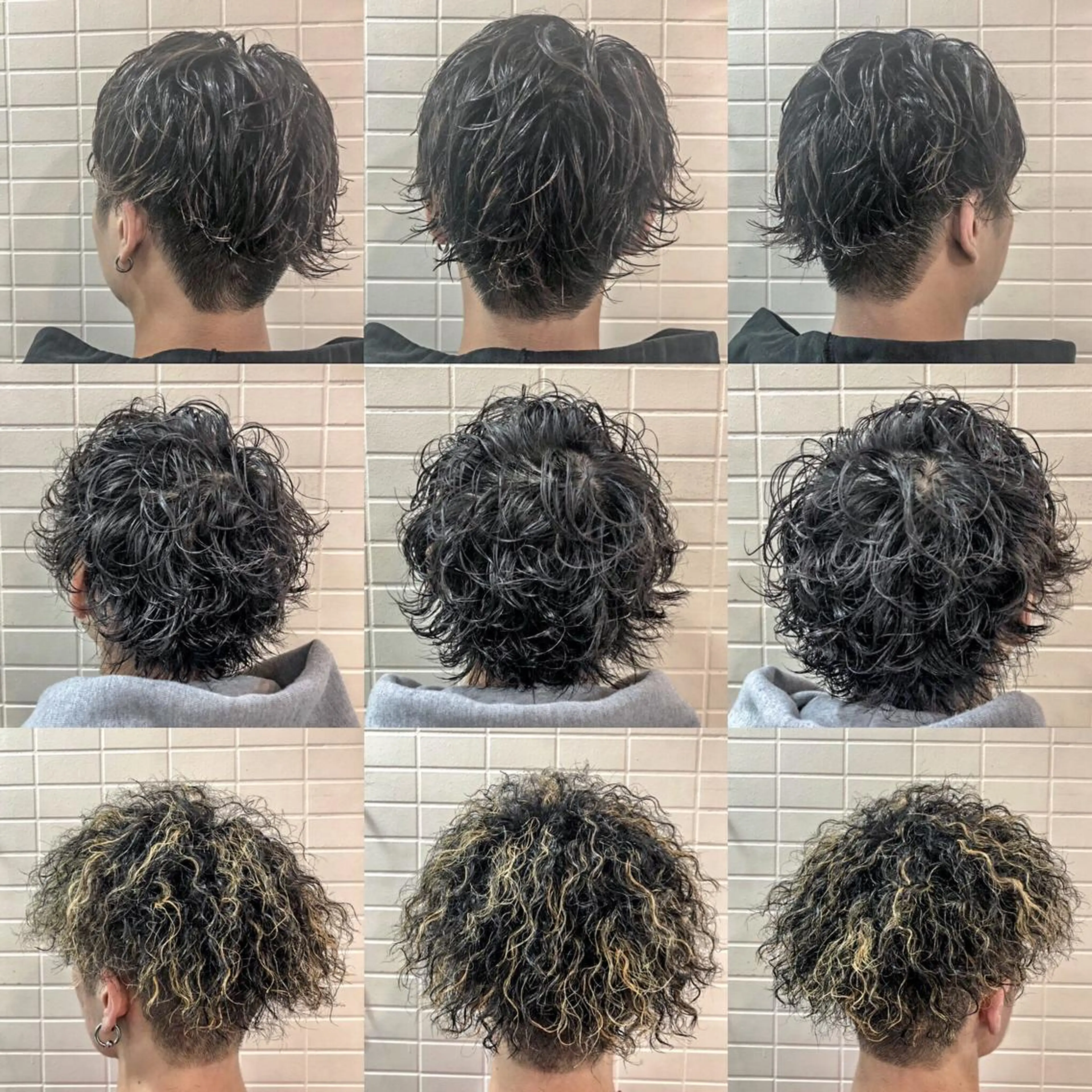 ショート カラー パーマ メンズ ⭐️口コミ5.0⭐️ 当日予約可能👌🏼のヘアスタイル