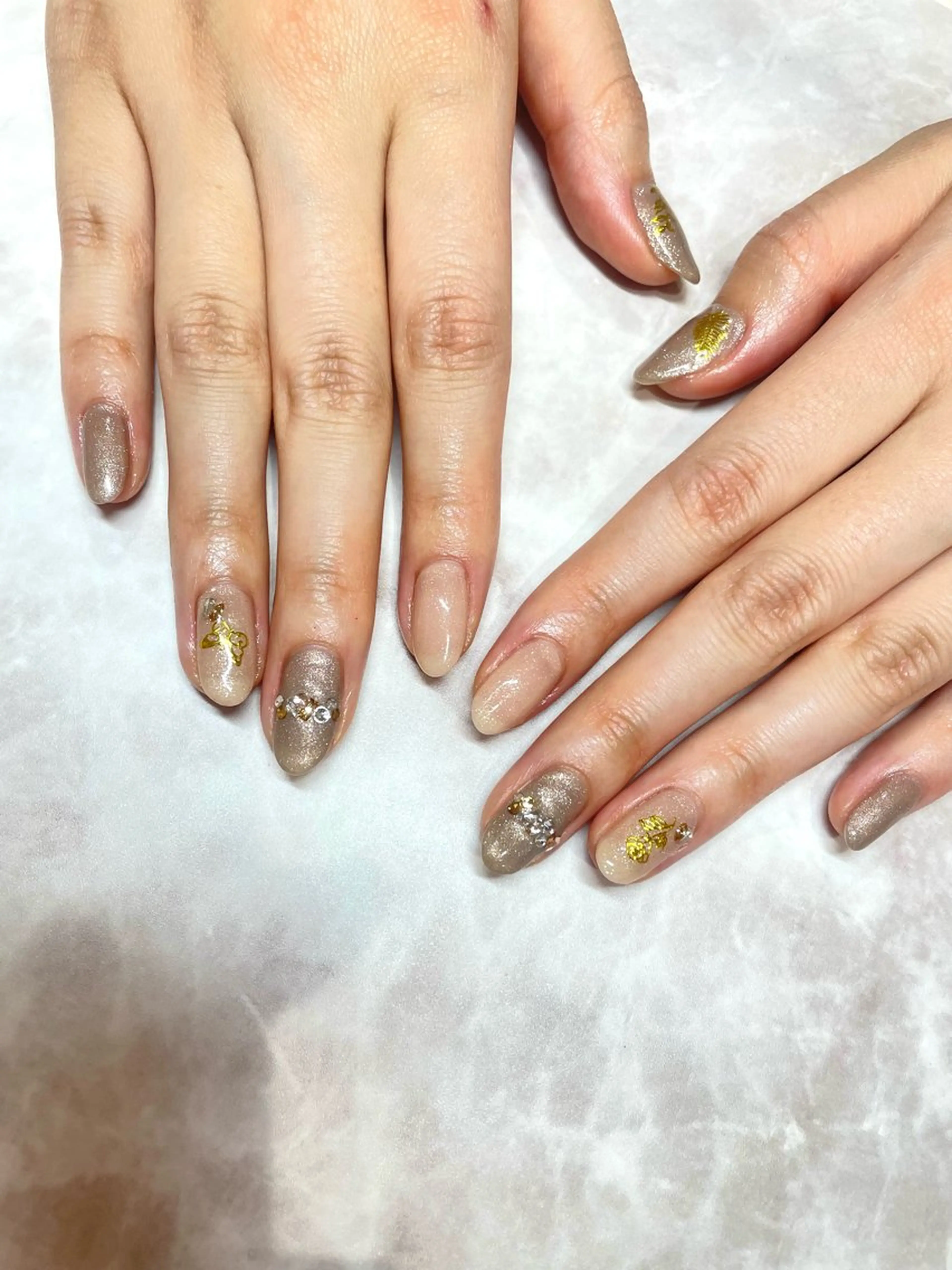 ネイル 春ネイル ハンドネイル Beautiful Meかえでのネイルデザイン