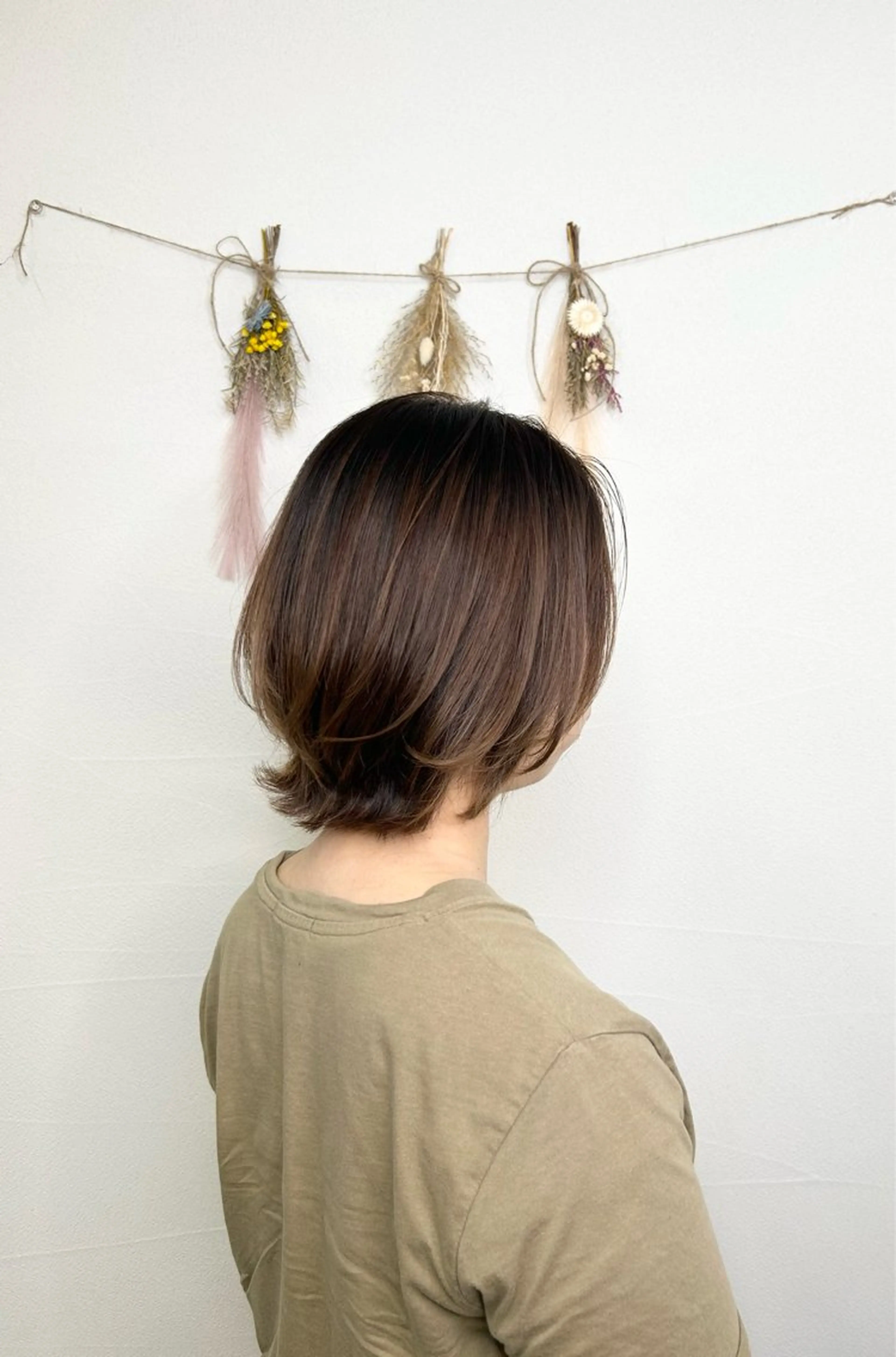 ミディアム ヘアカラー 🌿艶髪透明感 佐藤遥🌿のヘアスタイル