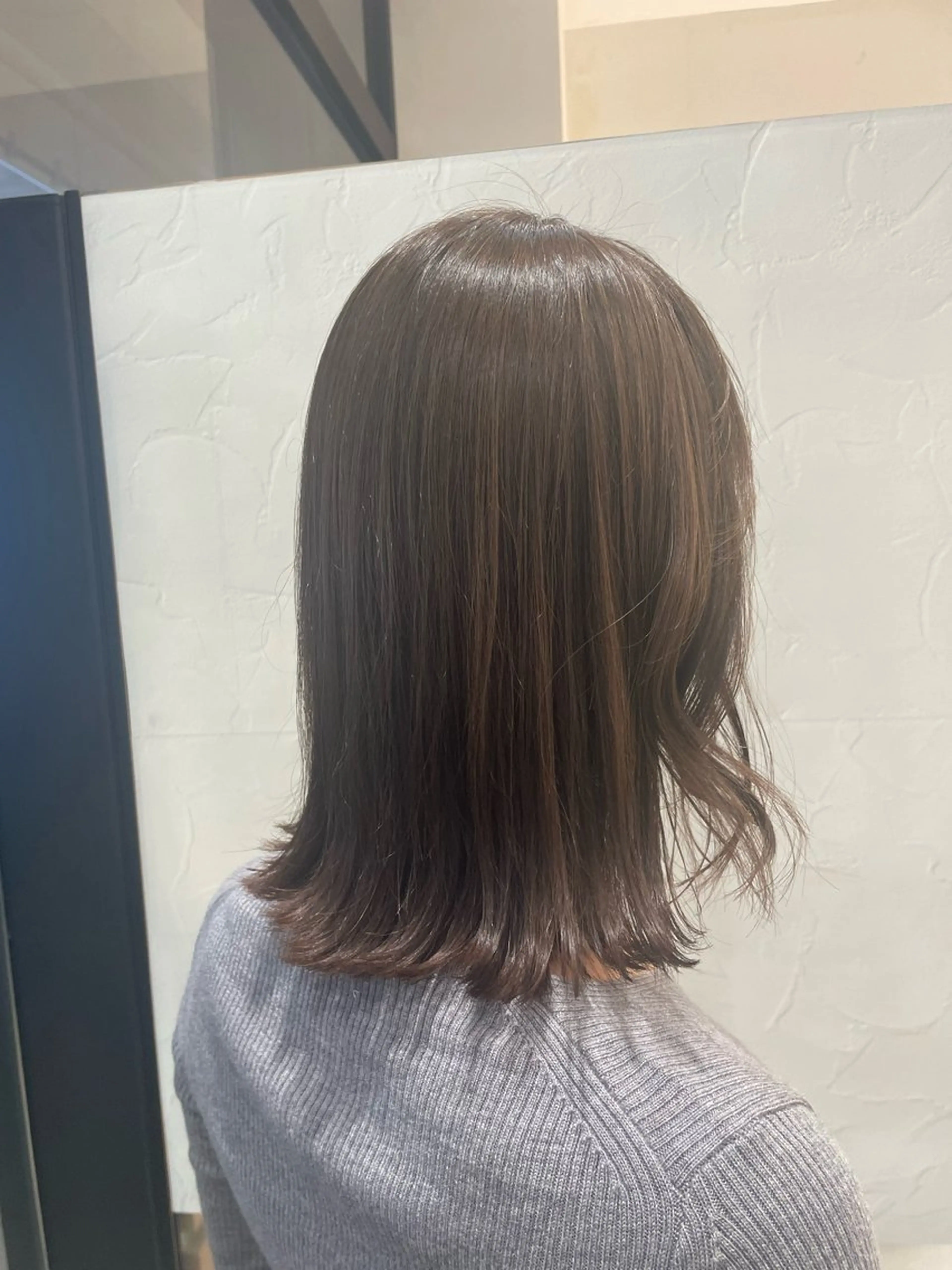セミロング Moka モデル募集のヘアスタイル