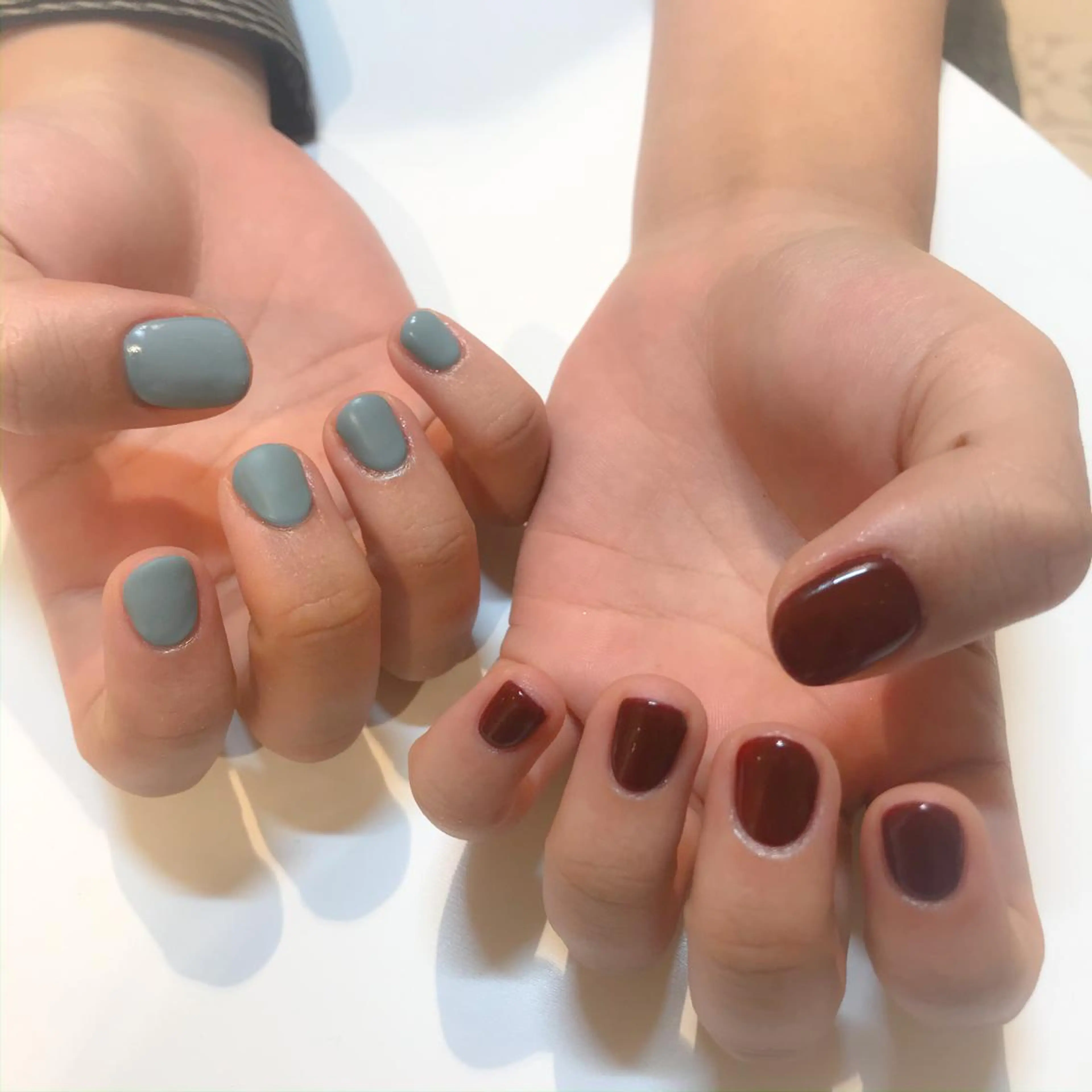 ネイル マットネイル ハンドネイル 本田 知美のネイルデザイン