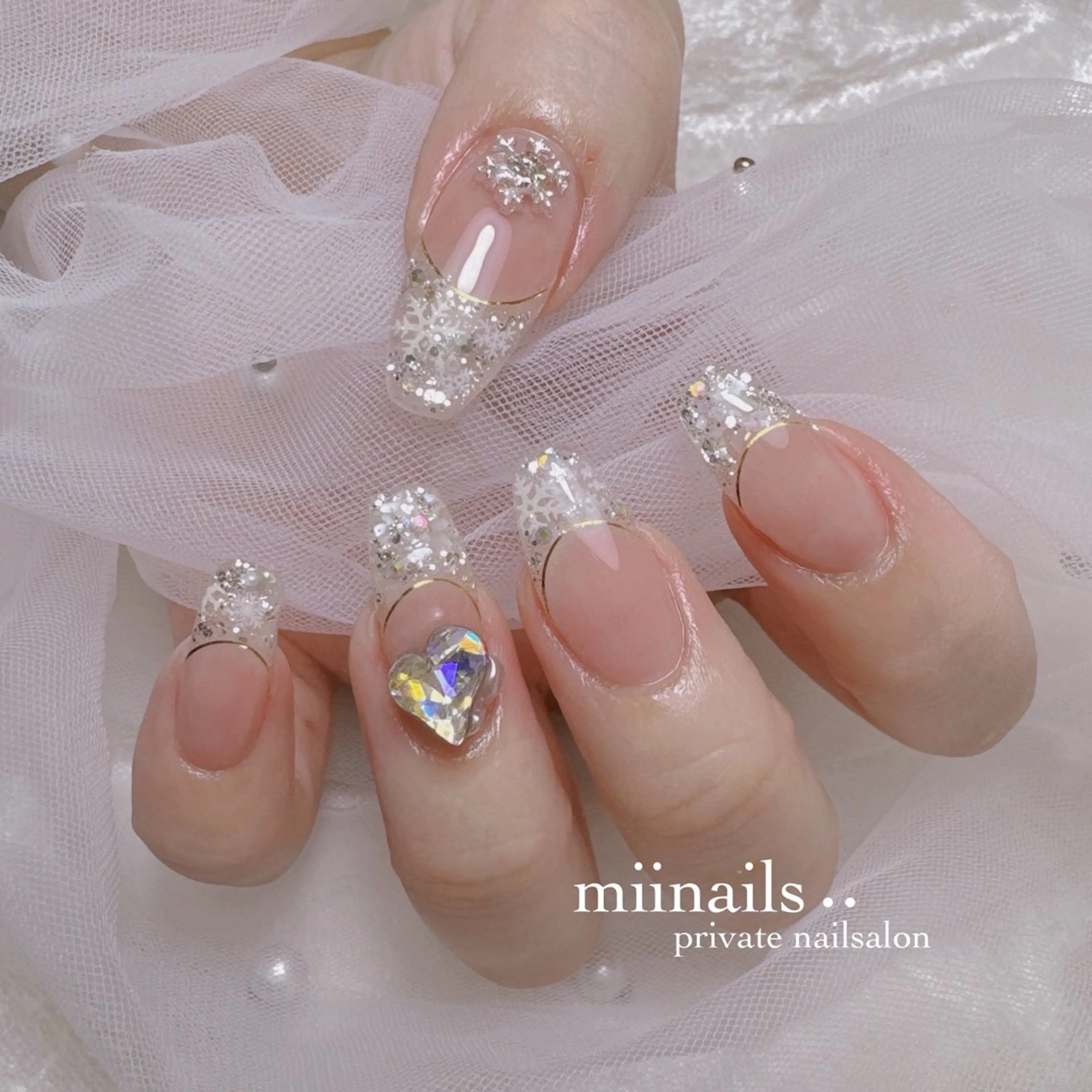 ネイル 韓国ネイル ワンホンネイル ハンドネイル nailsalon miinailsのネイルデザイン